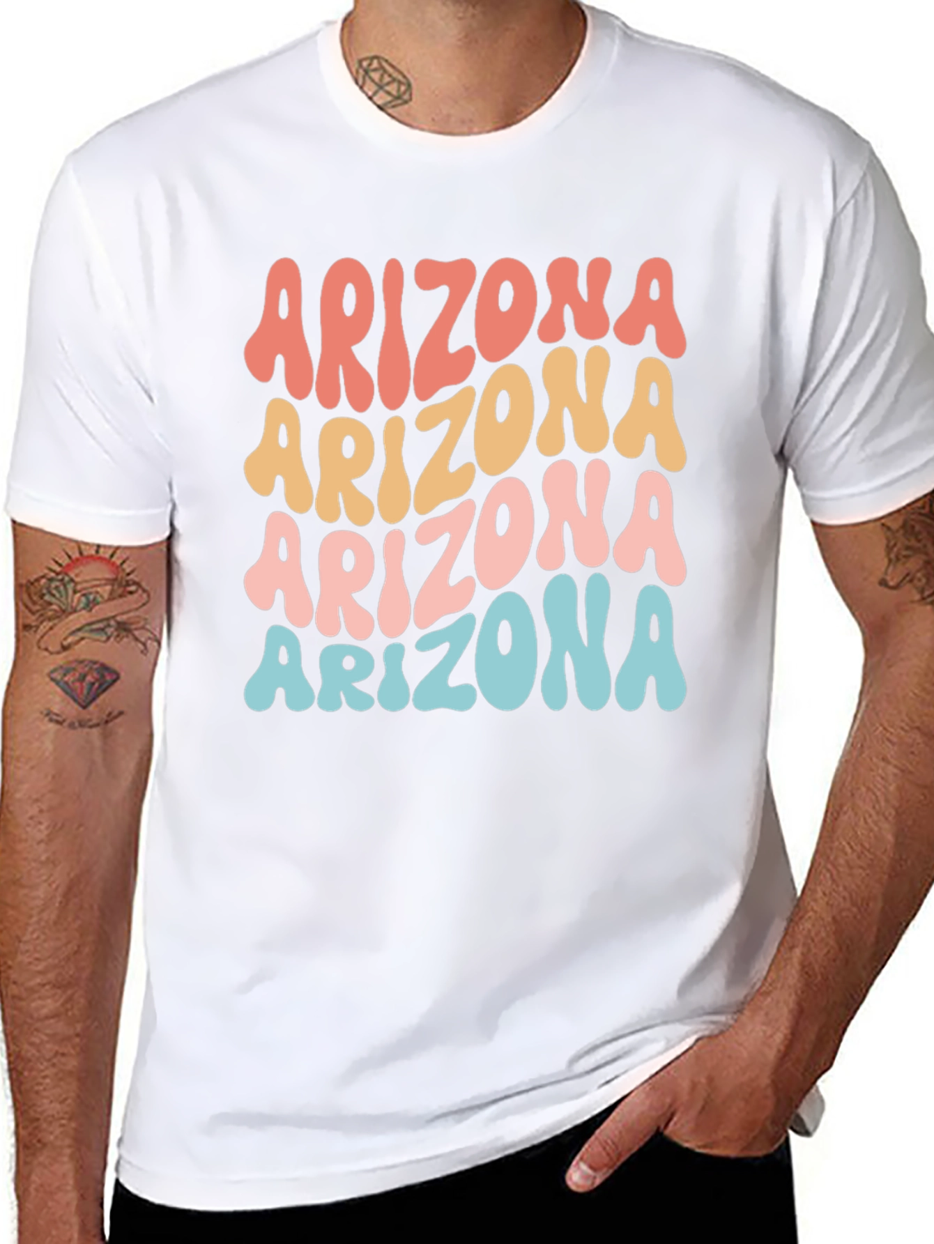 Retro Arizona Graphic Tee - Comfortable Casual Wear