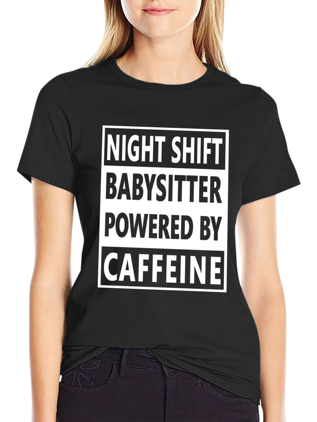 Night Shift Babysitter Caffeine T-Shirt