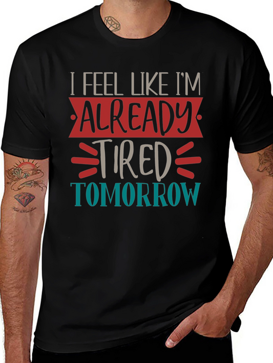 Tired Tomorrow Graphic Tee - Black