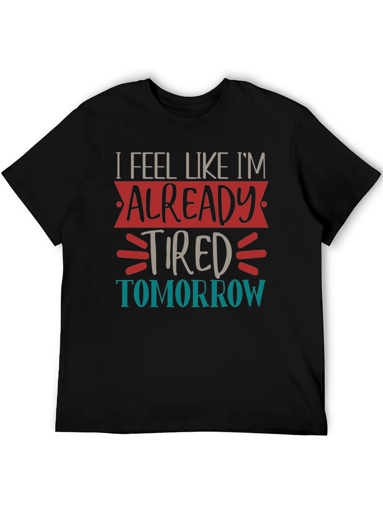 Tired Tomorrow Graphic Tee - Black