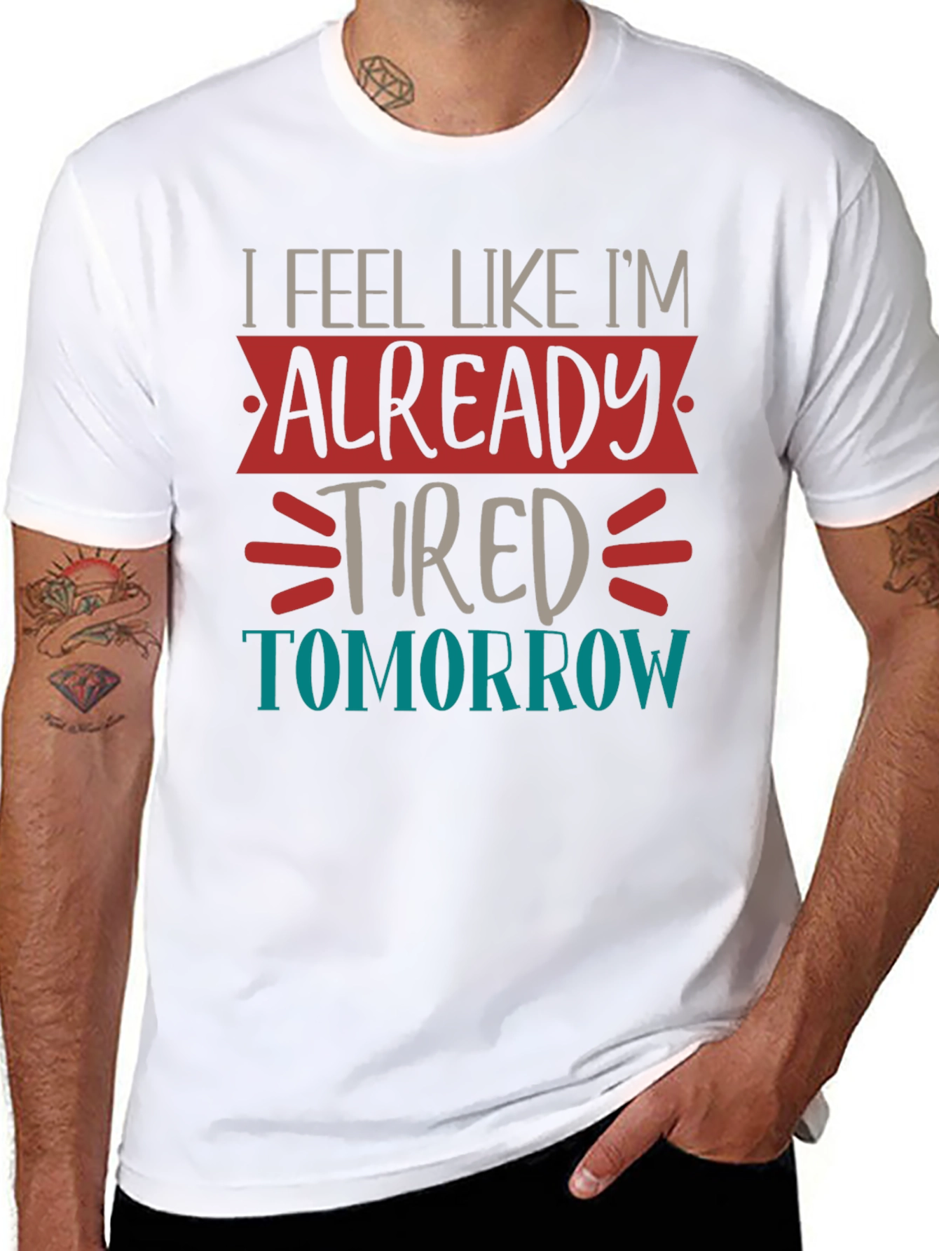 Tired Tomorrow Graphic Tee - Black