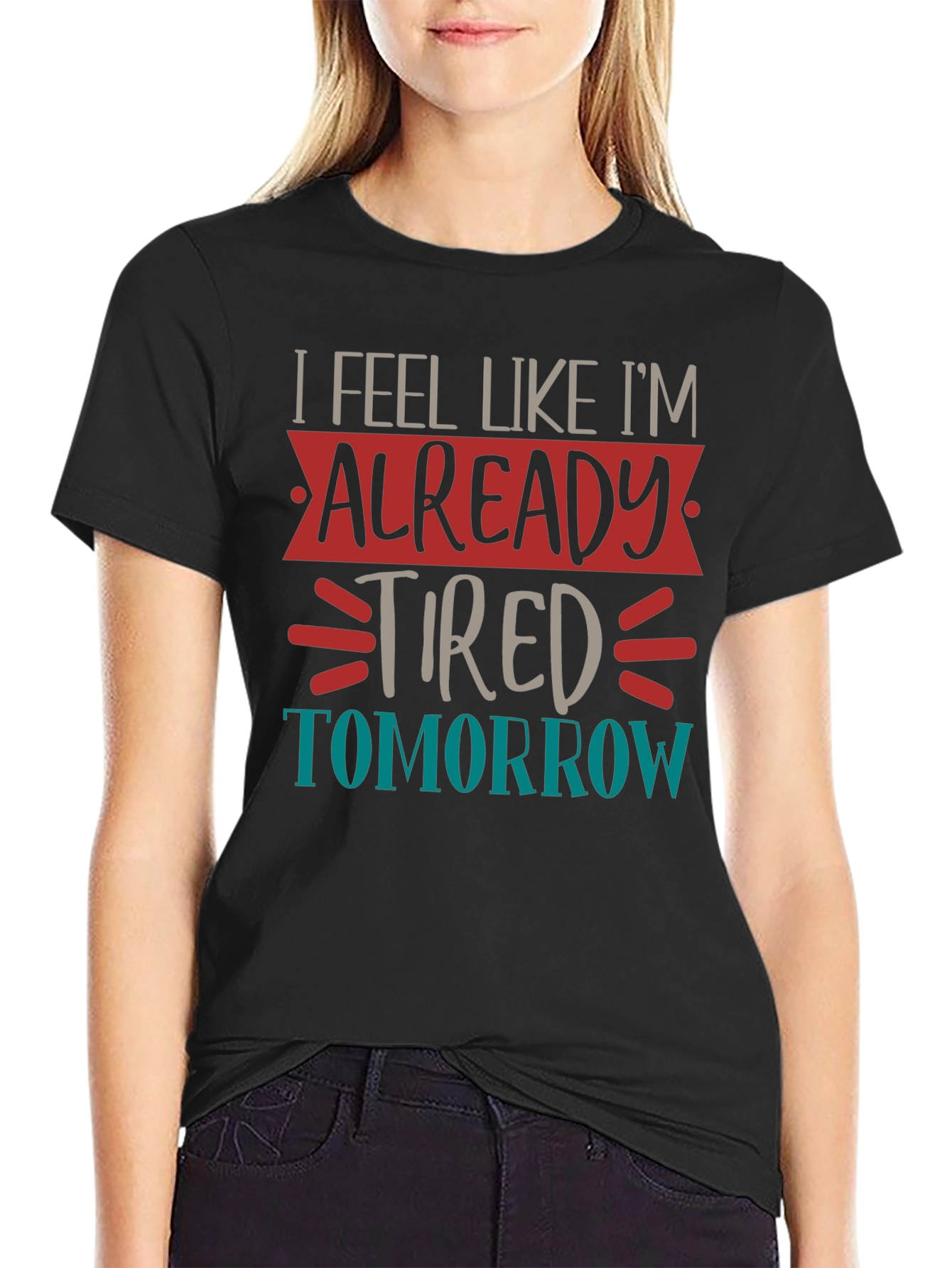 Tired Tomorrow Graphic Tee - Black
