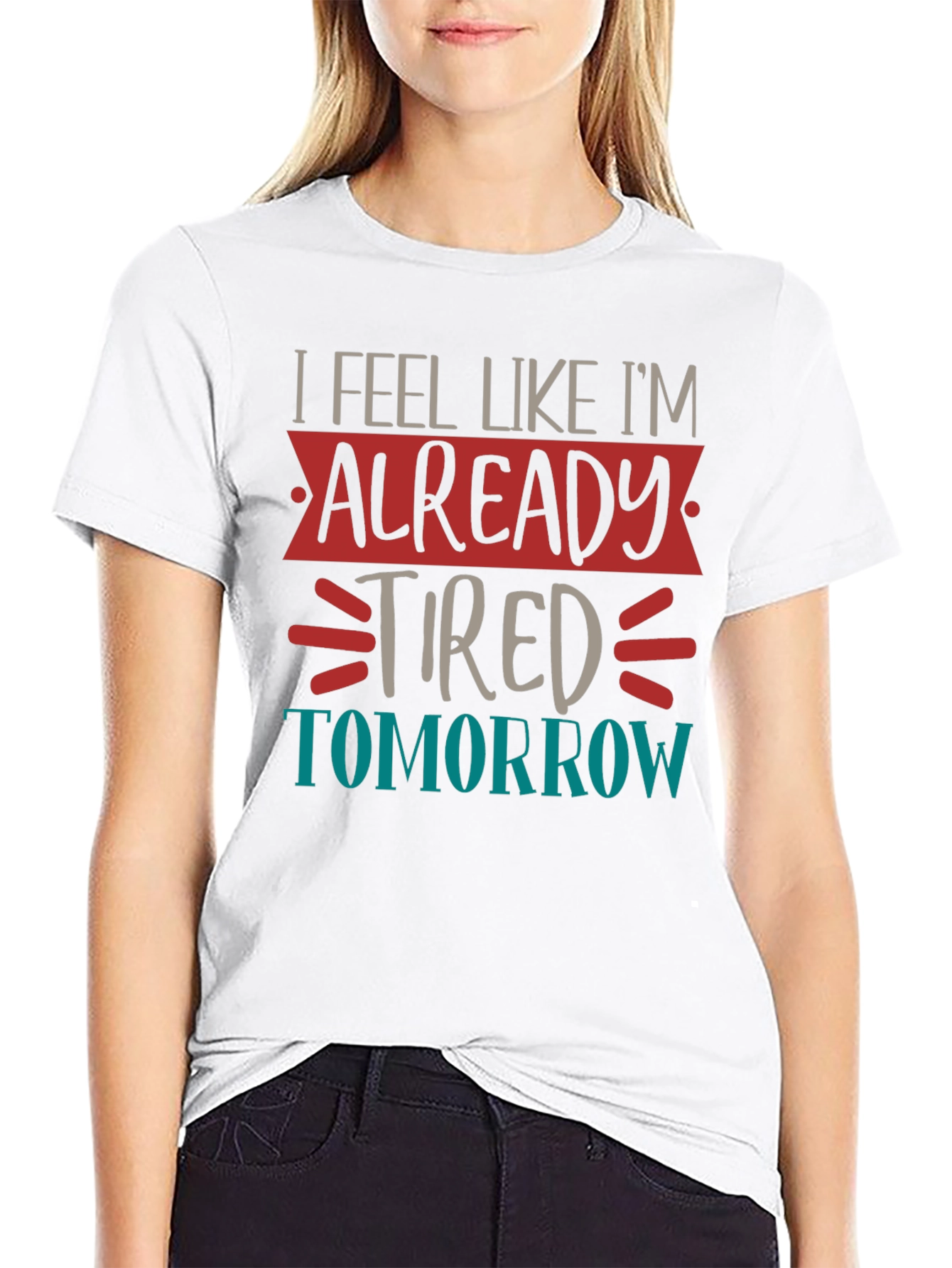 Tired Tomorrow Graphic Tee - Black