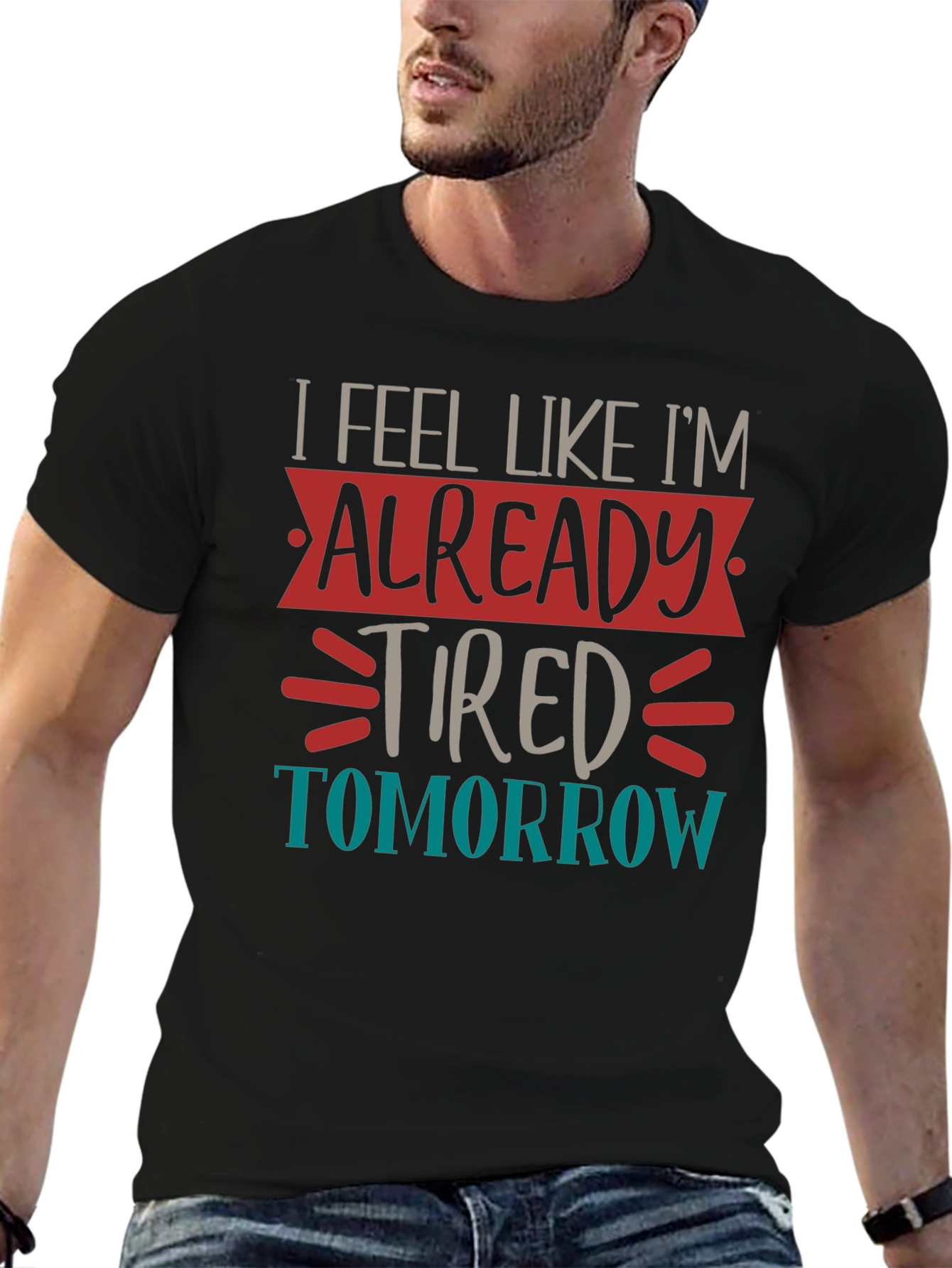 Tired Tomorrow Graphic Tee - Black