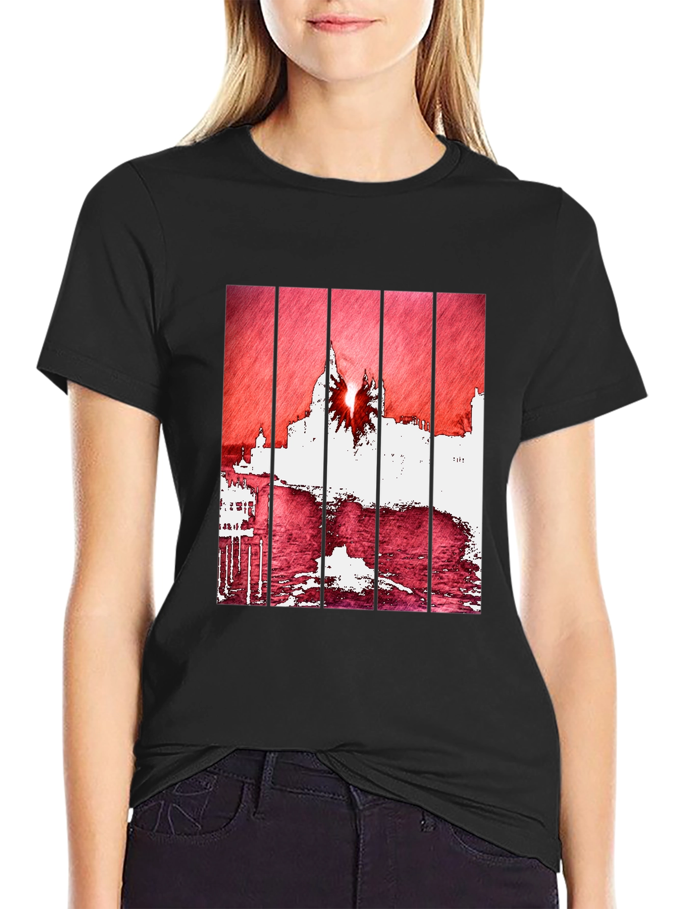 Venice Graphic Tee - Italian Skyline T-Shirt