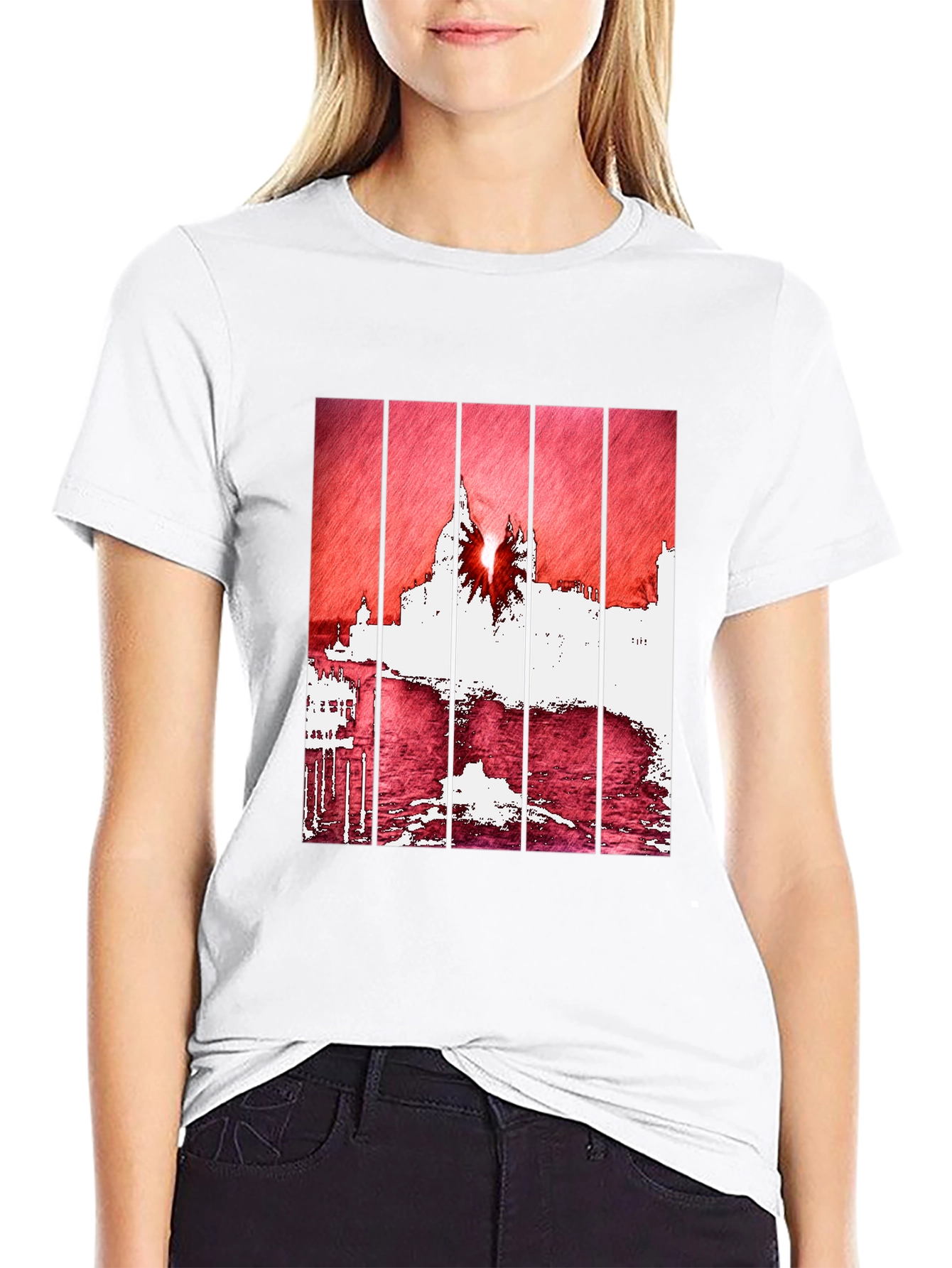 Venice Graphic Tee - Italian Skyline T-Shirt