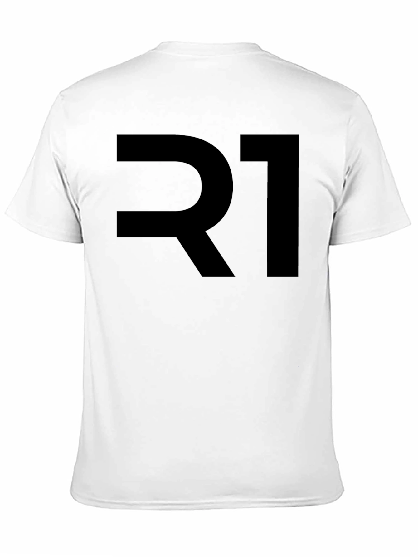 Bold R1 Graphic Tee - Stylish Mens Black T-Shirt
