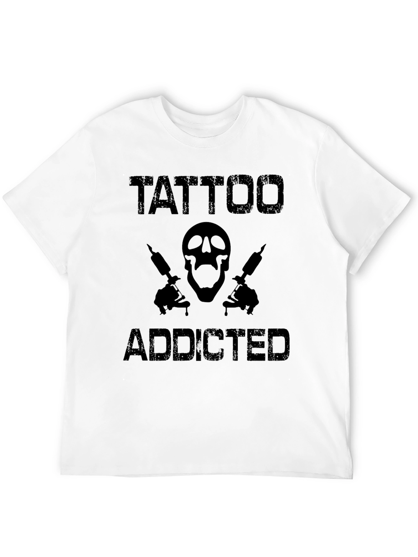 Tattoo Addicted Black Graphic Tee