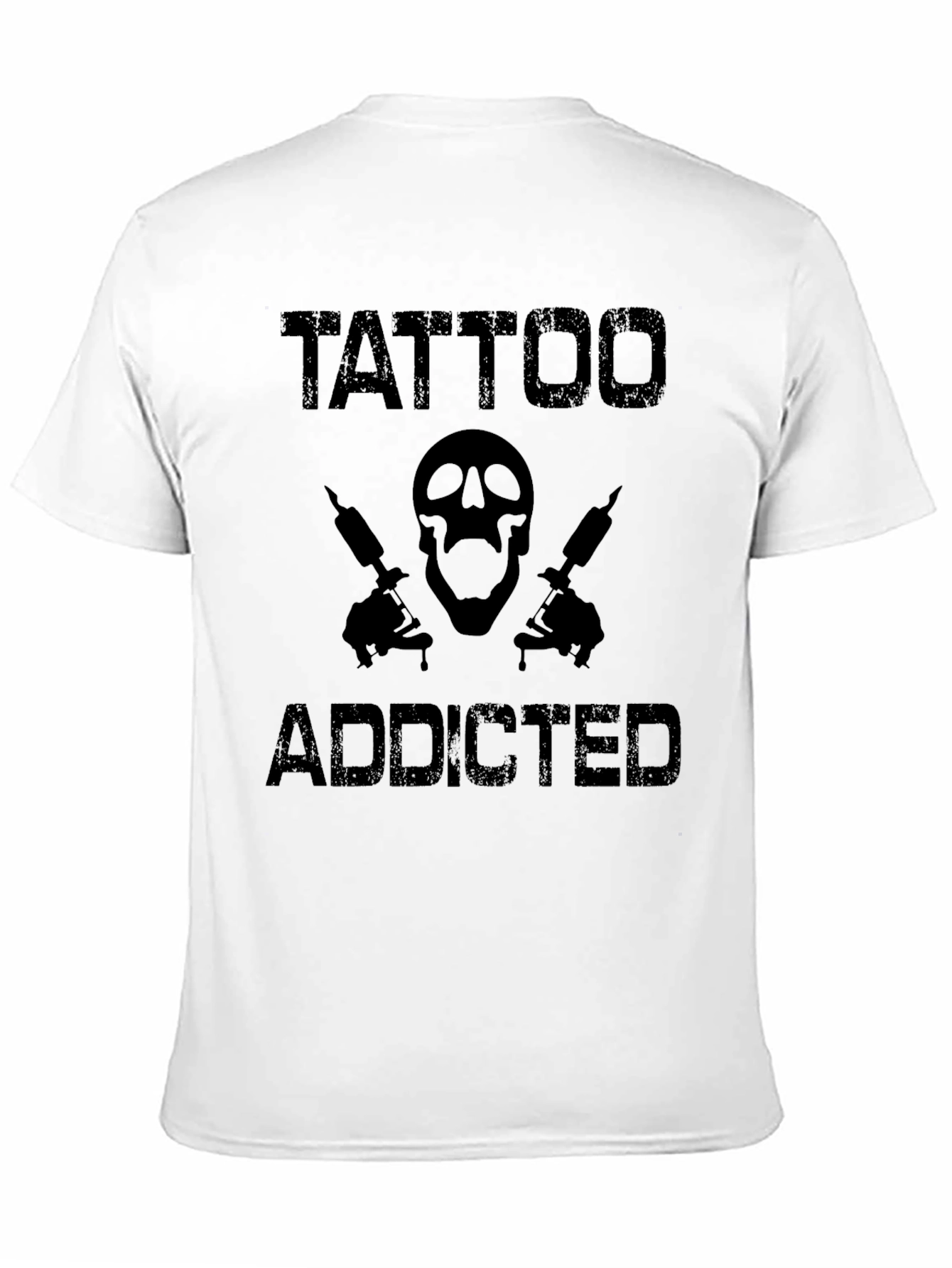 Tattoo Addicted Black Graphic Tee
