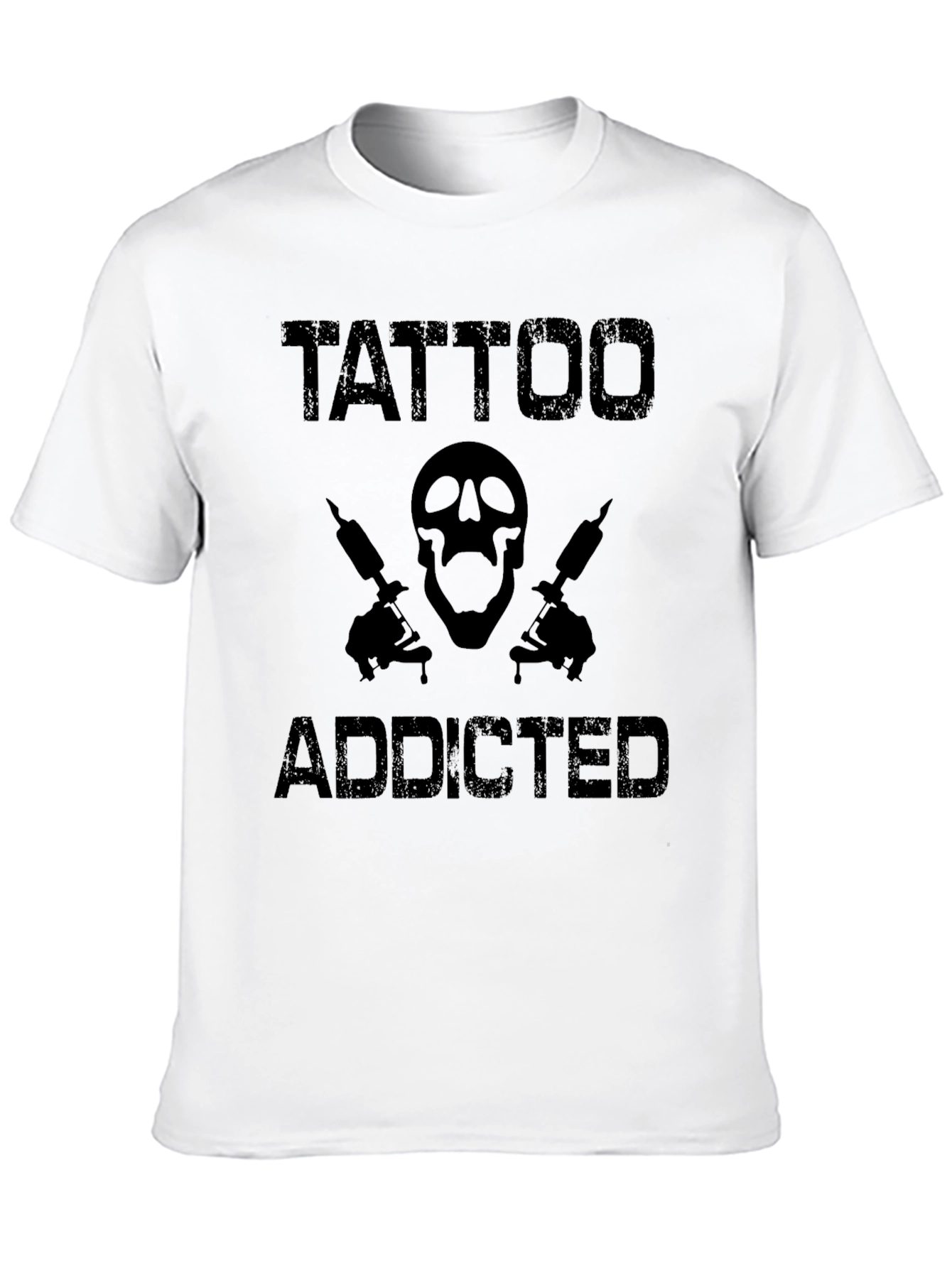 Tattoo Addicted Black Graphic Tee