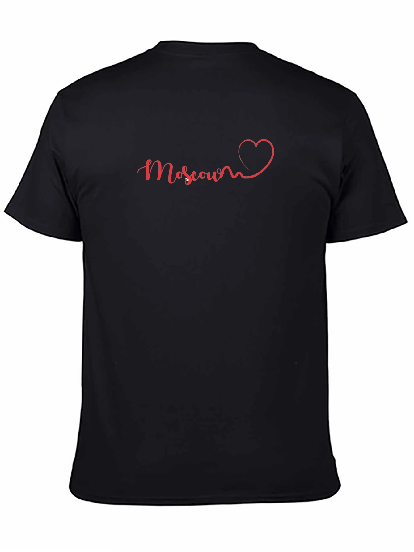 Moscow Heartbeat Black T-Shirt