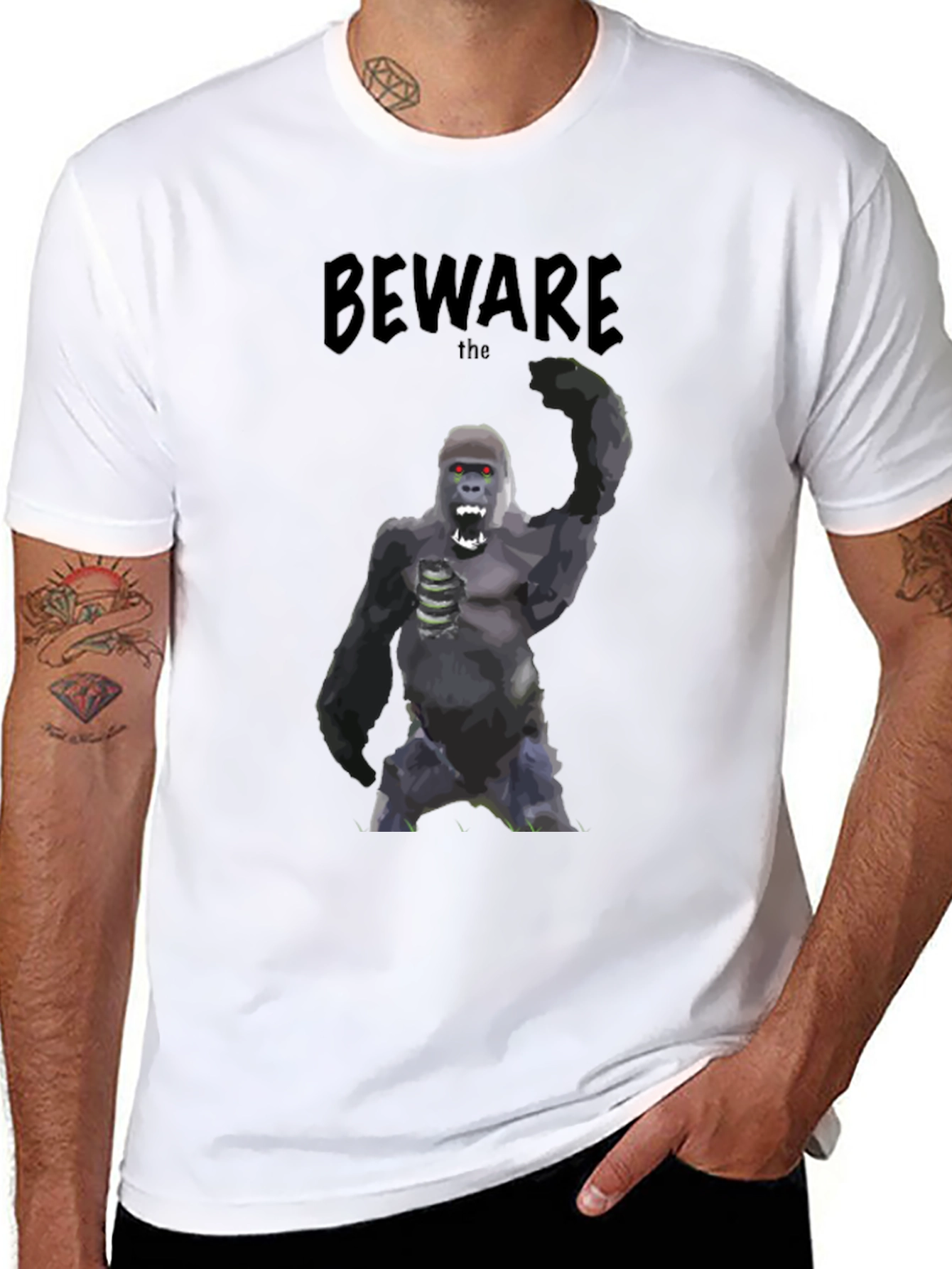 Beware the Gorilla T-Shirt - Graphic Tee