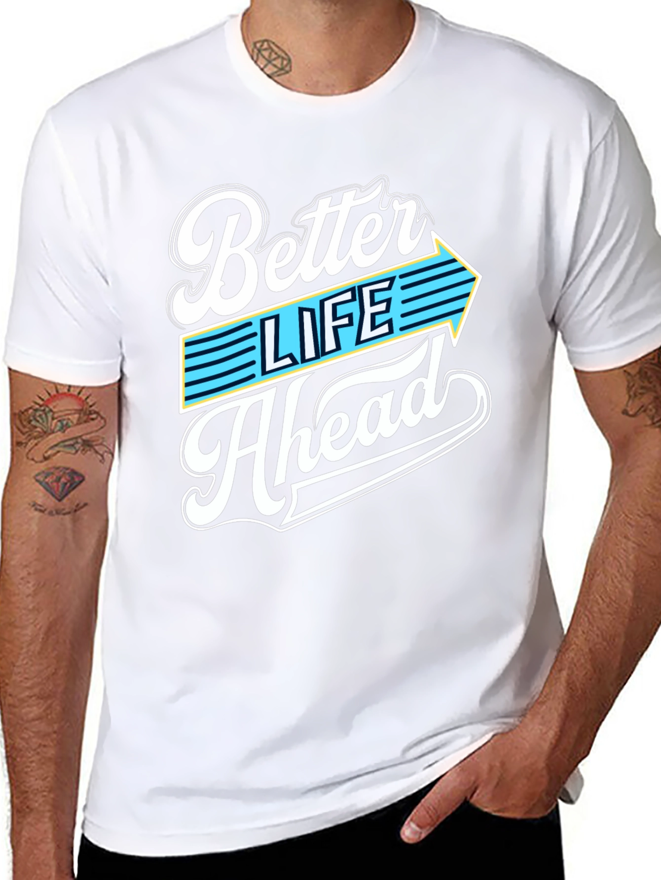 Better Life Ahead Graphic Tee - Stylish Comfort