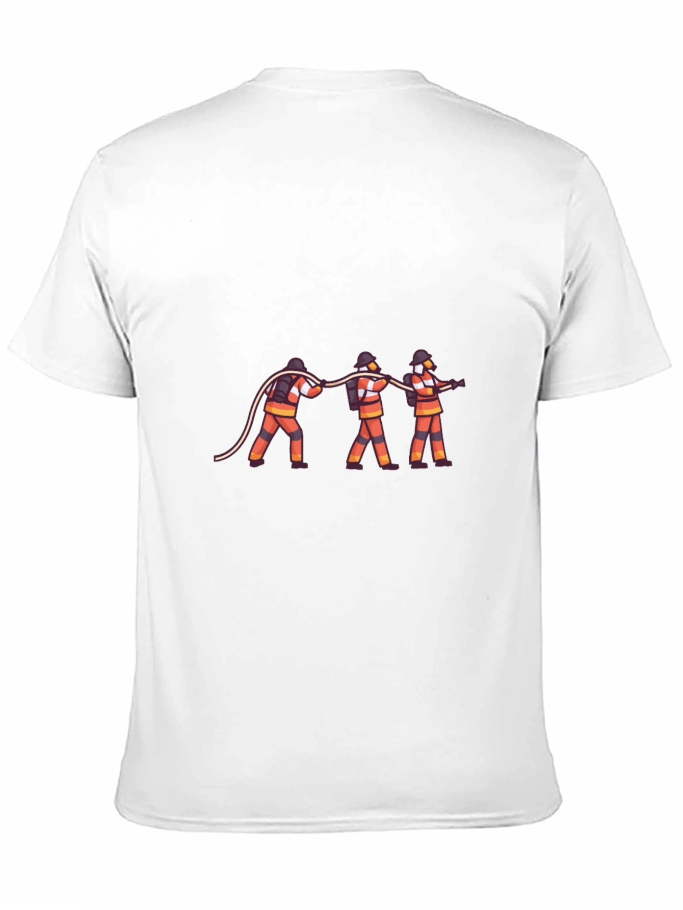 Firefighter Crew Black T-Shirt