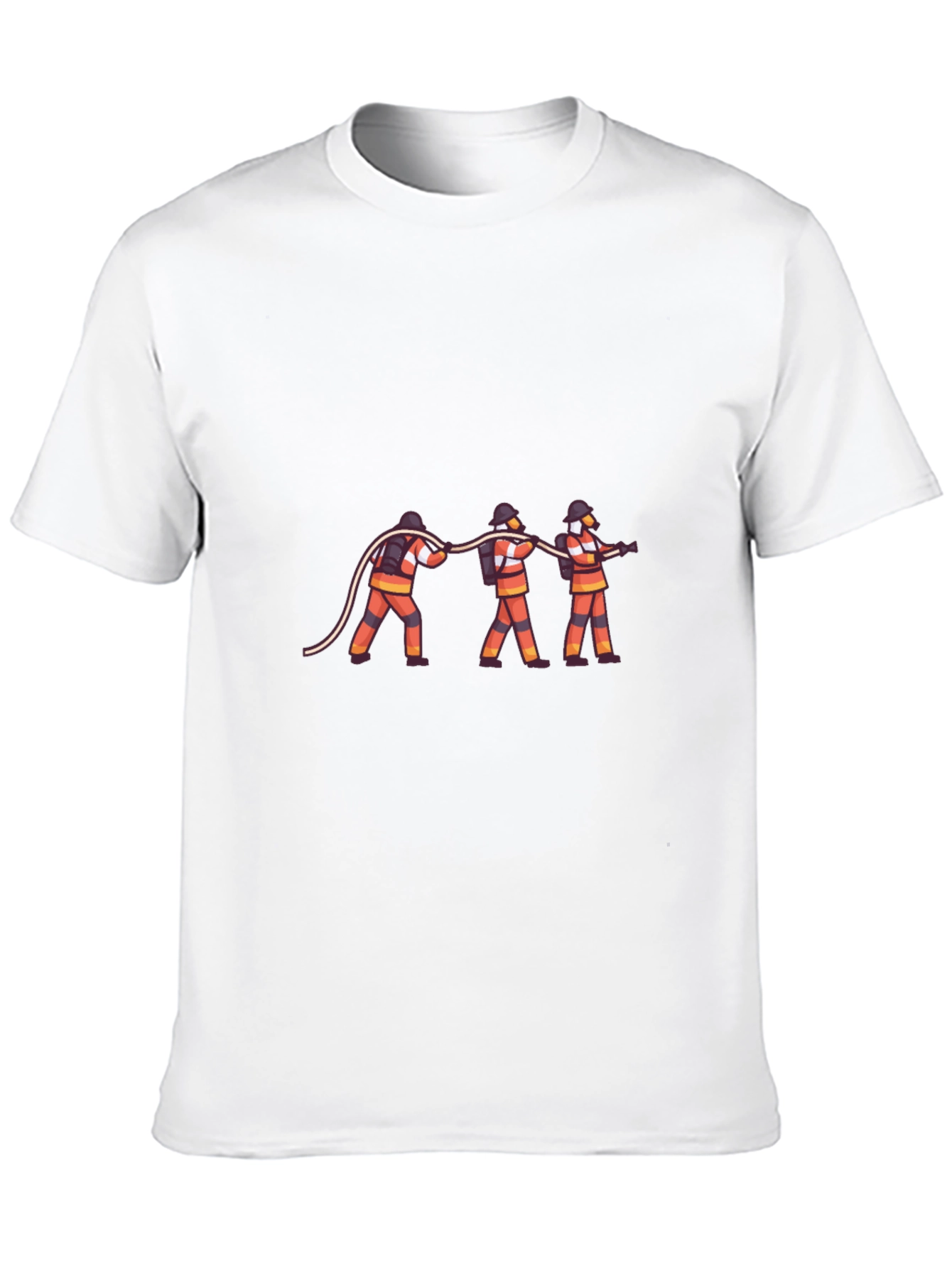 Firefighter Crew Black T-Shirt