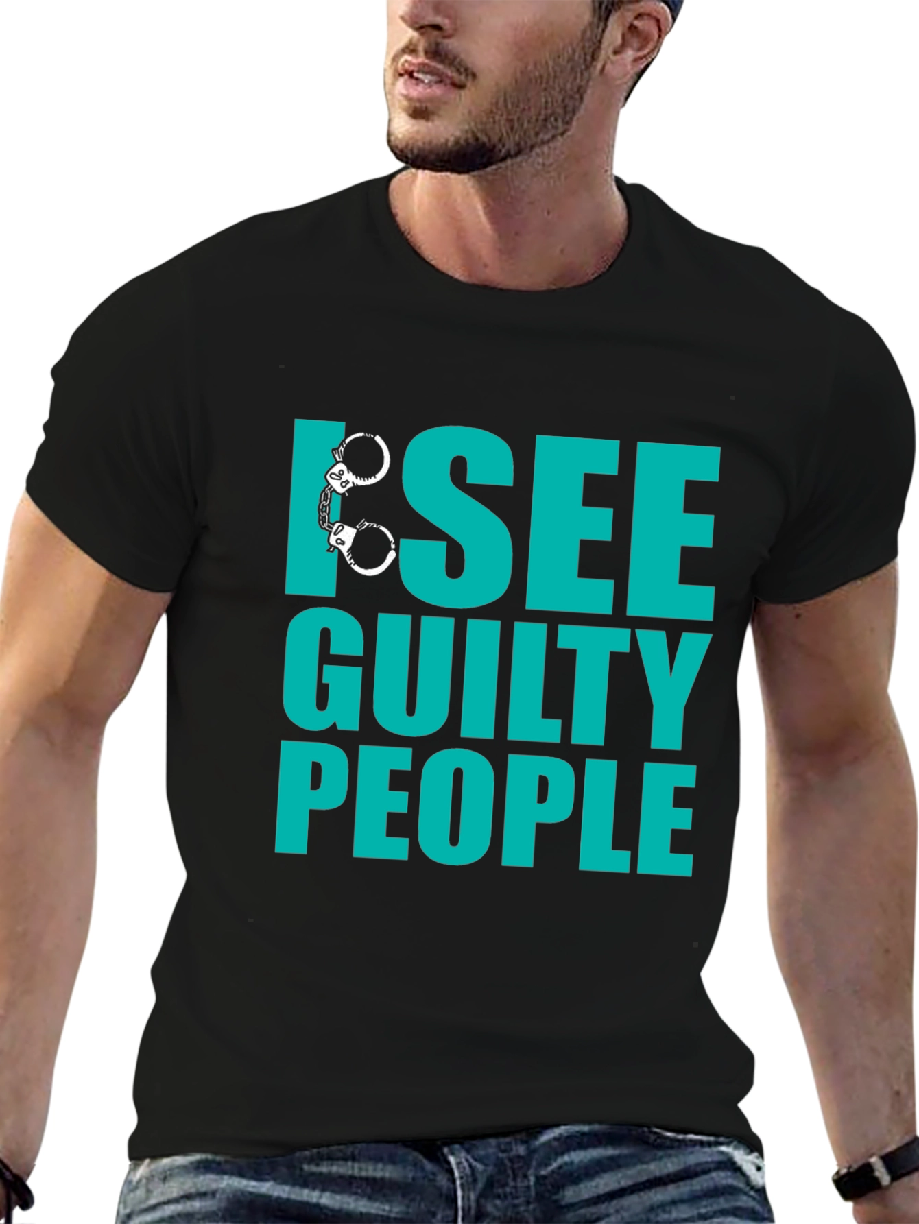 I See Guilty People T-Shirt - Funny Novelty Tee