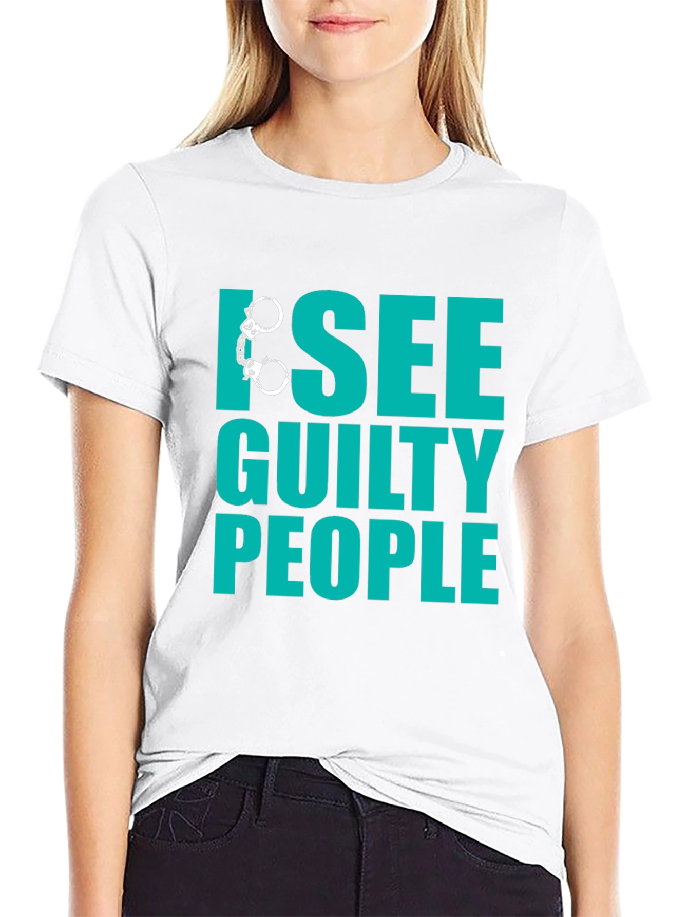 I See Guilty People T-Shirt - Funny Novelty Tee
