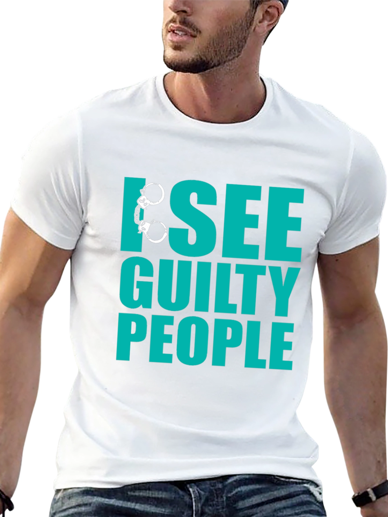 I See Guilty People T-Shirt - Funny Novelty Tee