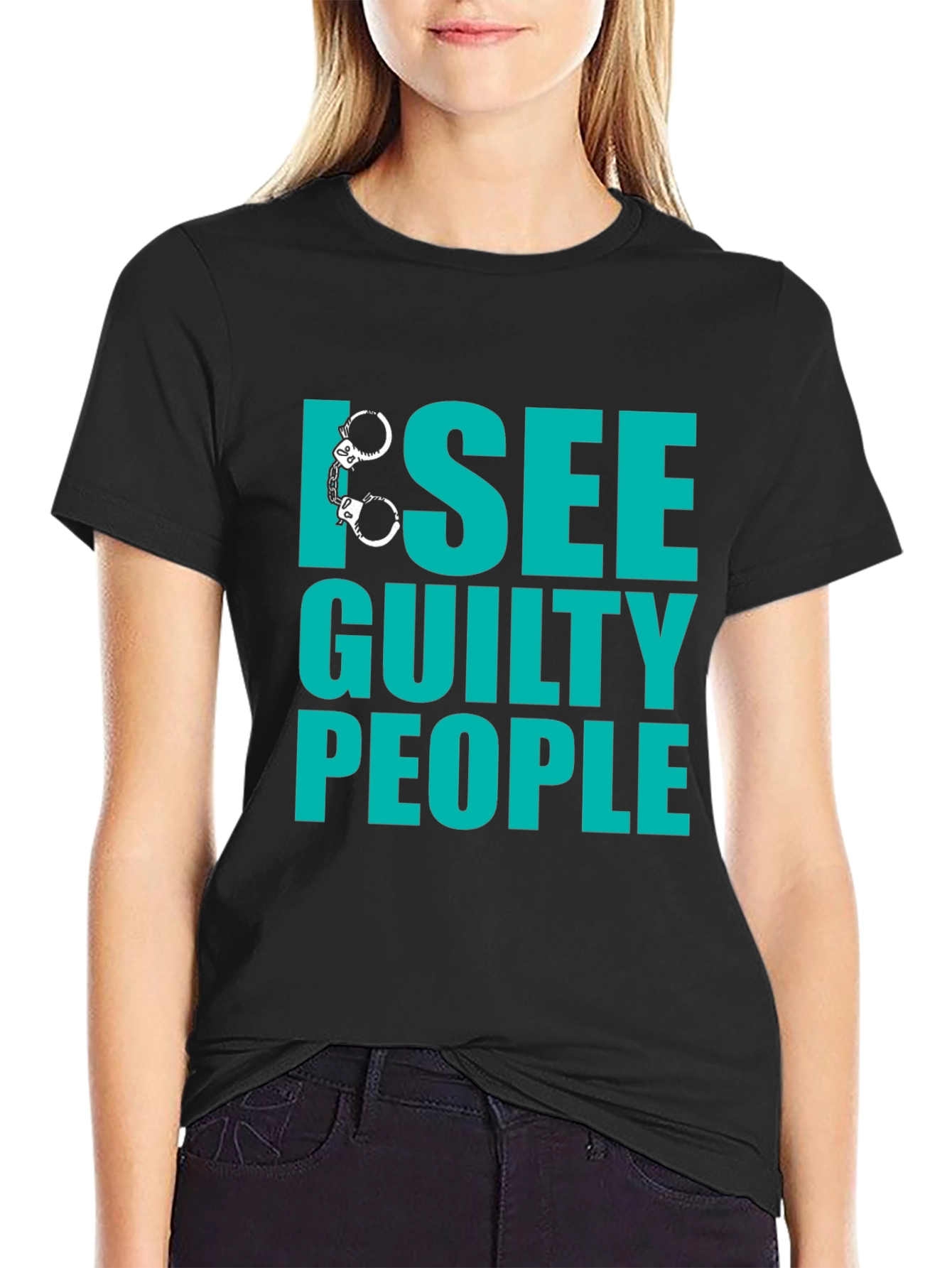 I See Guilty People T-Shirt - Funny Novelty Tee