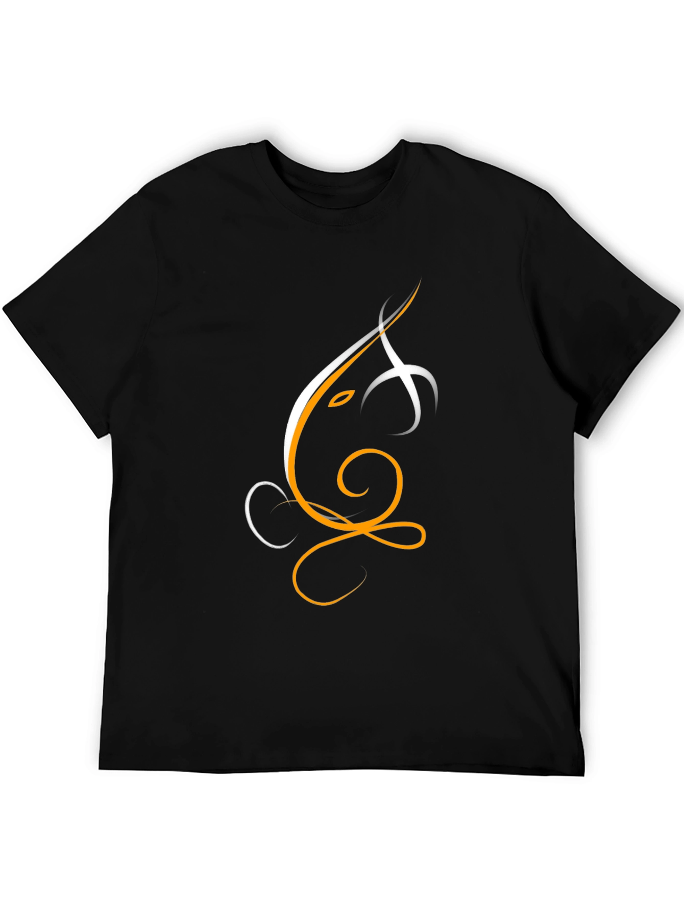 Ganesh Graphic Black T-Shirt - Artistic Indian Design