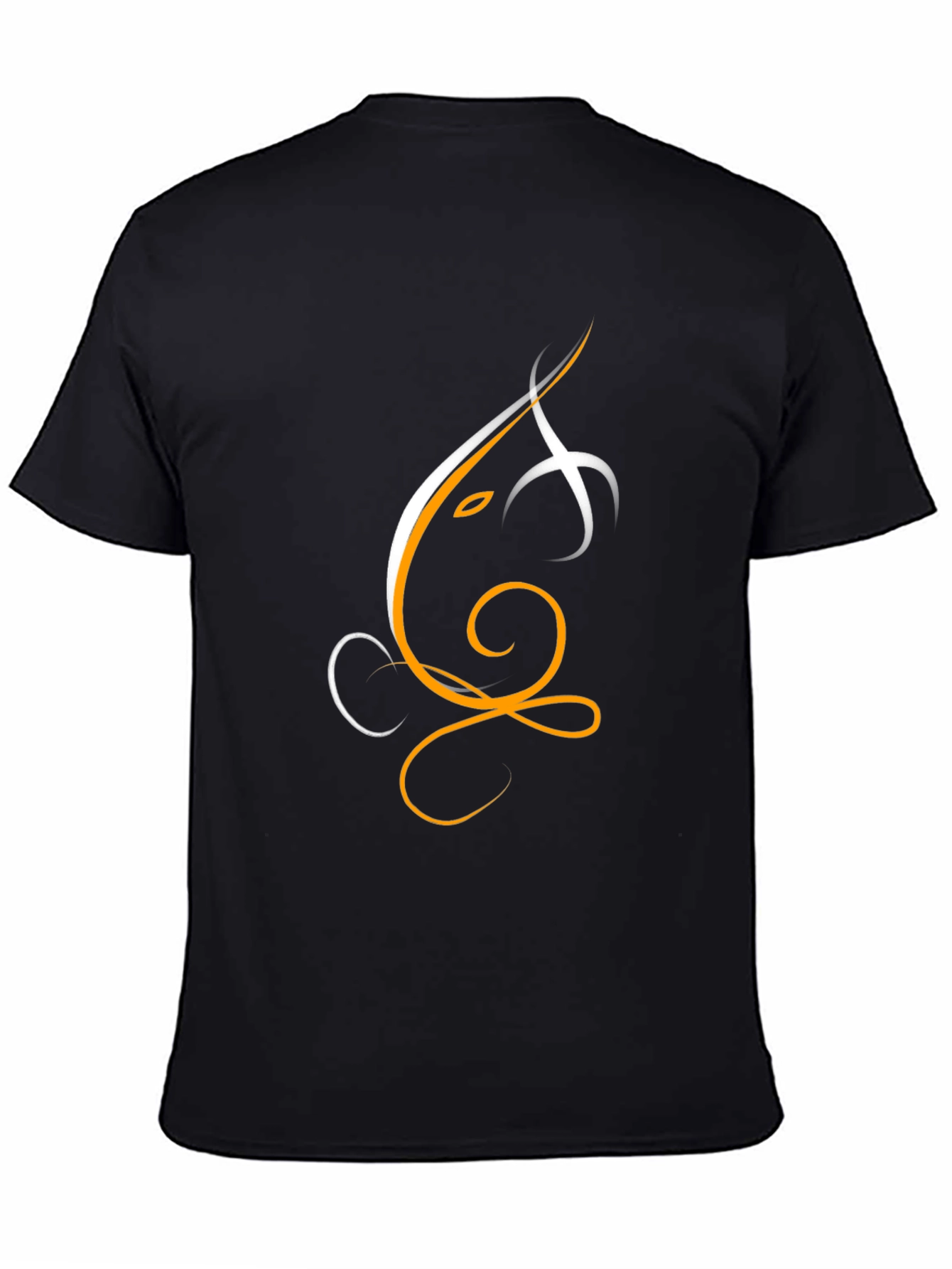 Ganesh Graphic Black T-Shirt - Artistic Indian Design