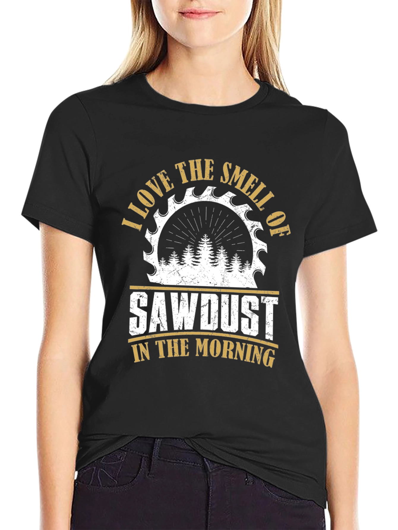 Sawdust Smell T-Shirt - Woodworker Gift