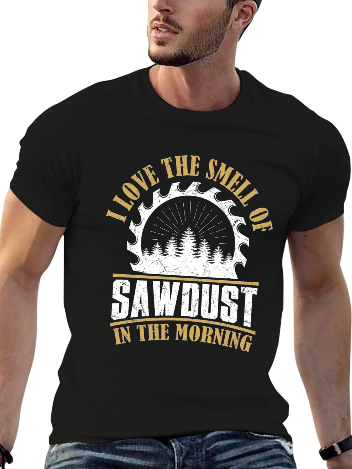 Sawdust Smell T-Shirt - Woodworker Gift