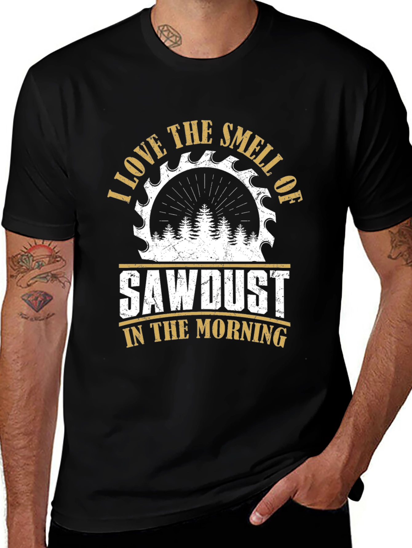 Sawdust Smell T-Shirt - Woodworker Gift