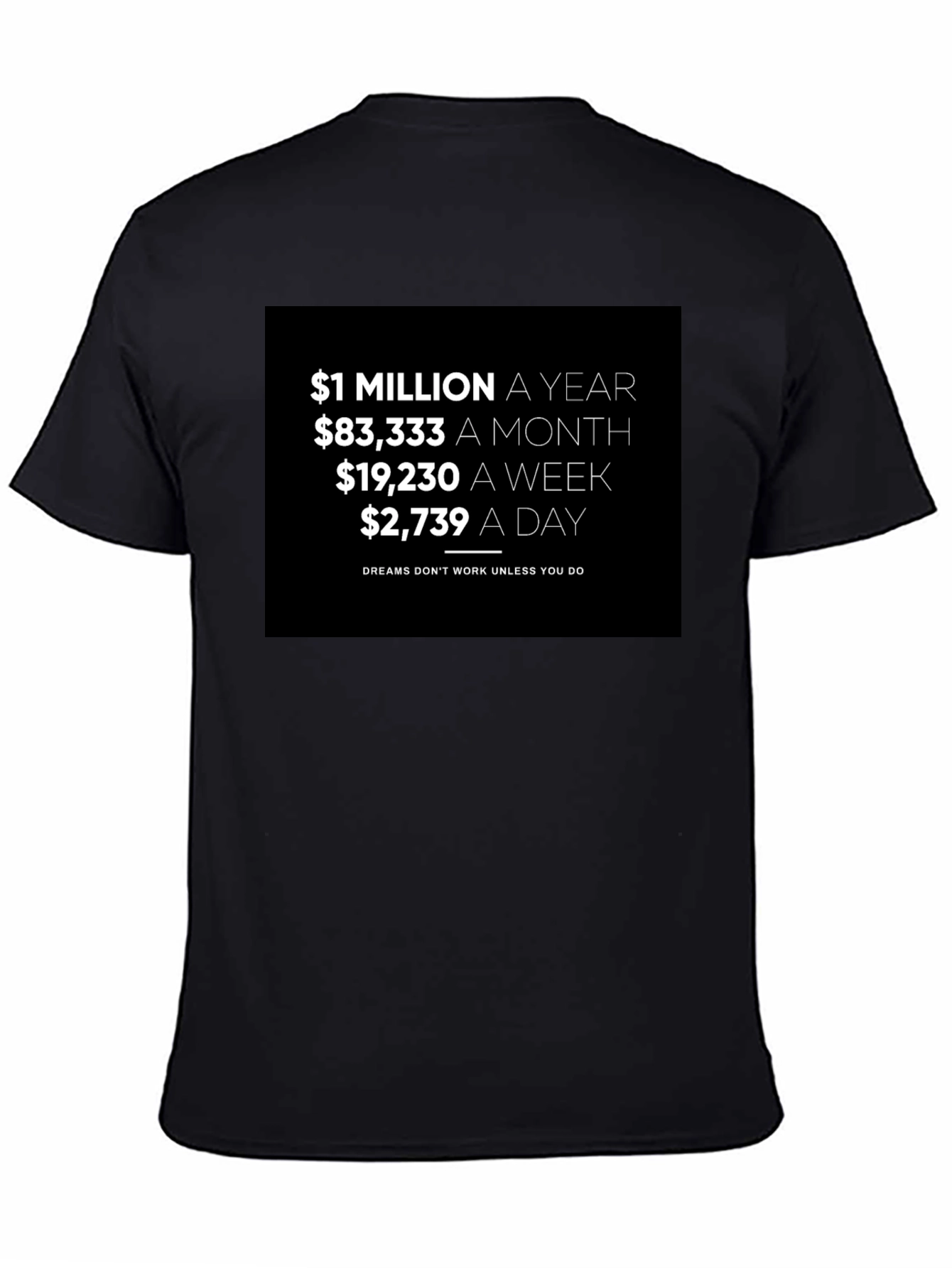 Million A Year Motivation T-Shirt