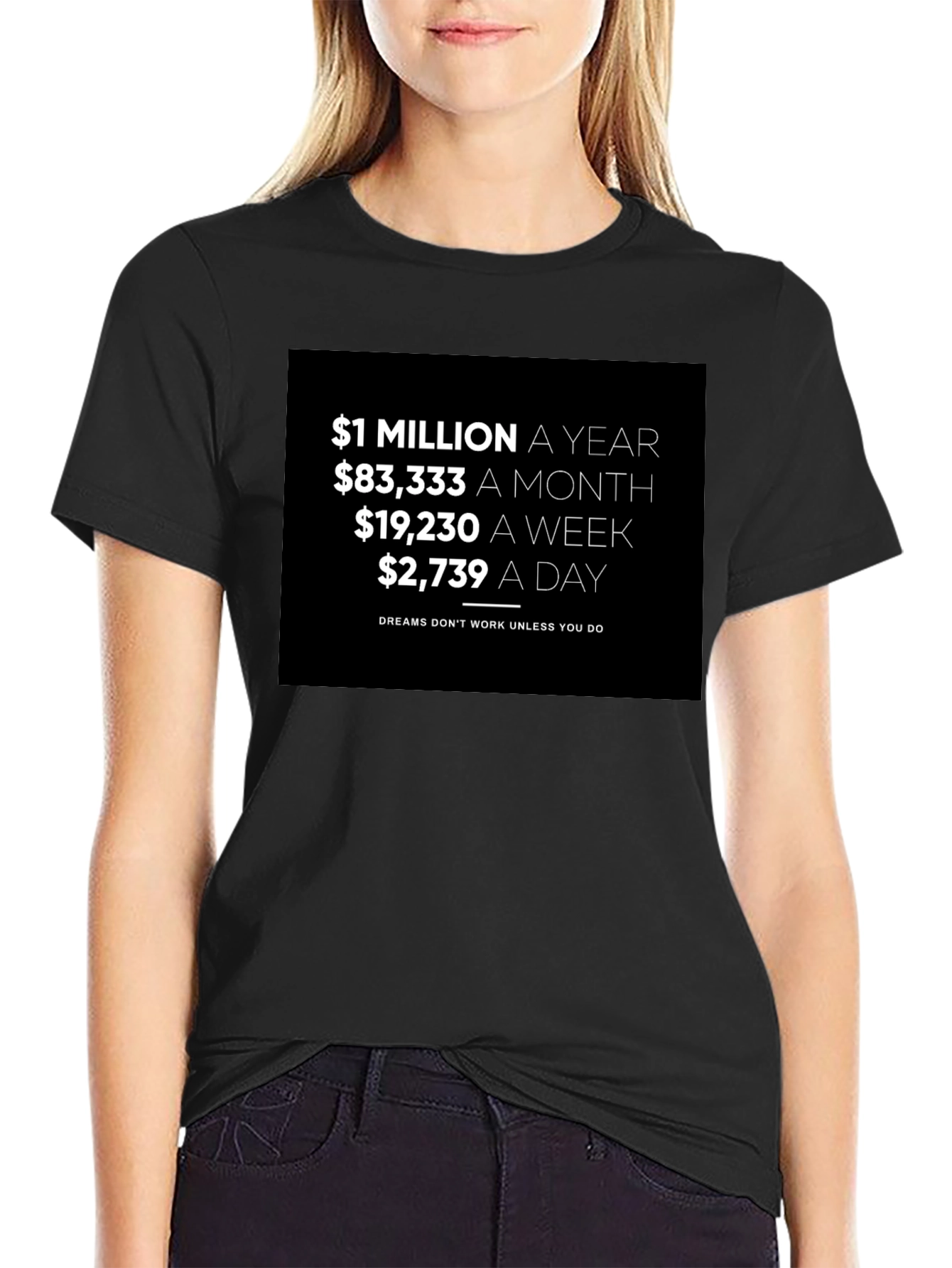Million A Year Motivation T-Shirt