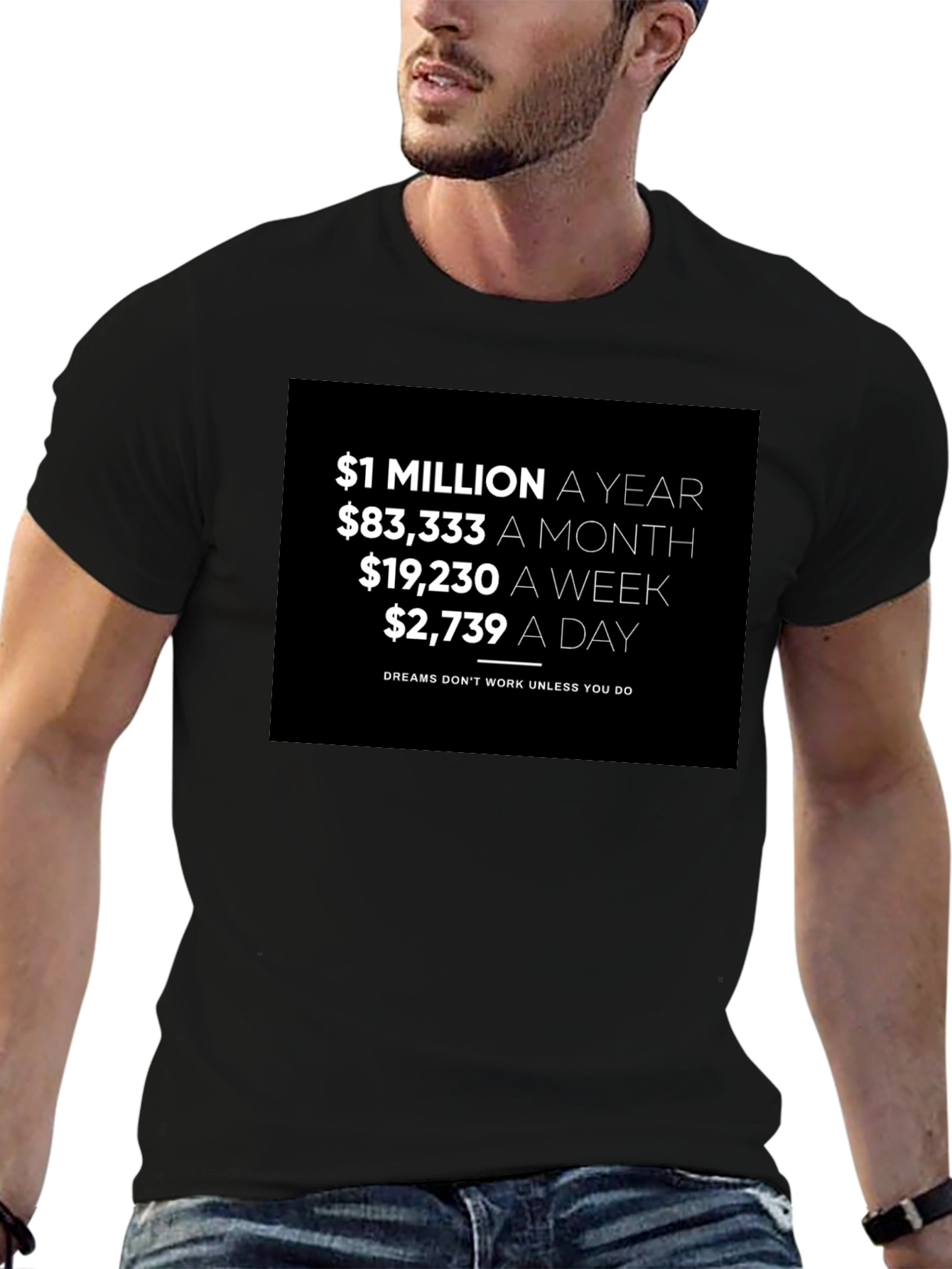 Million A Year Motivation T-Shirt