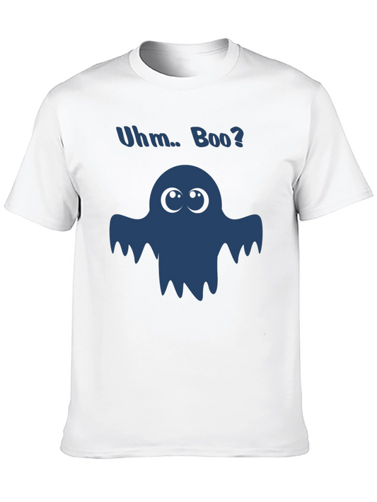 Uhm.. Boo? Graphic T-Shirt Halloween Ghost