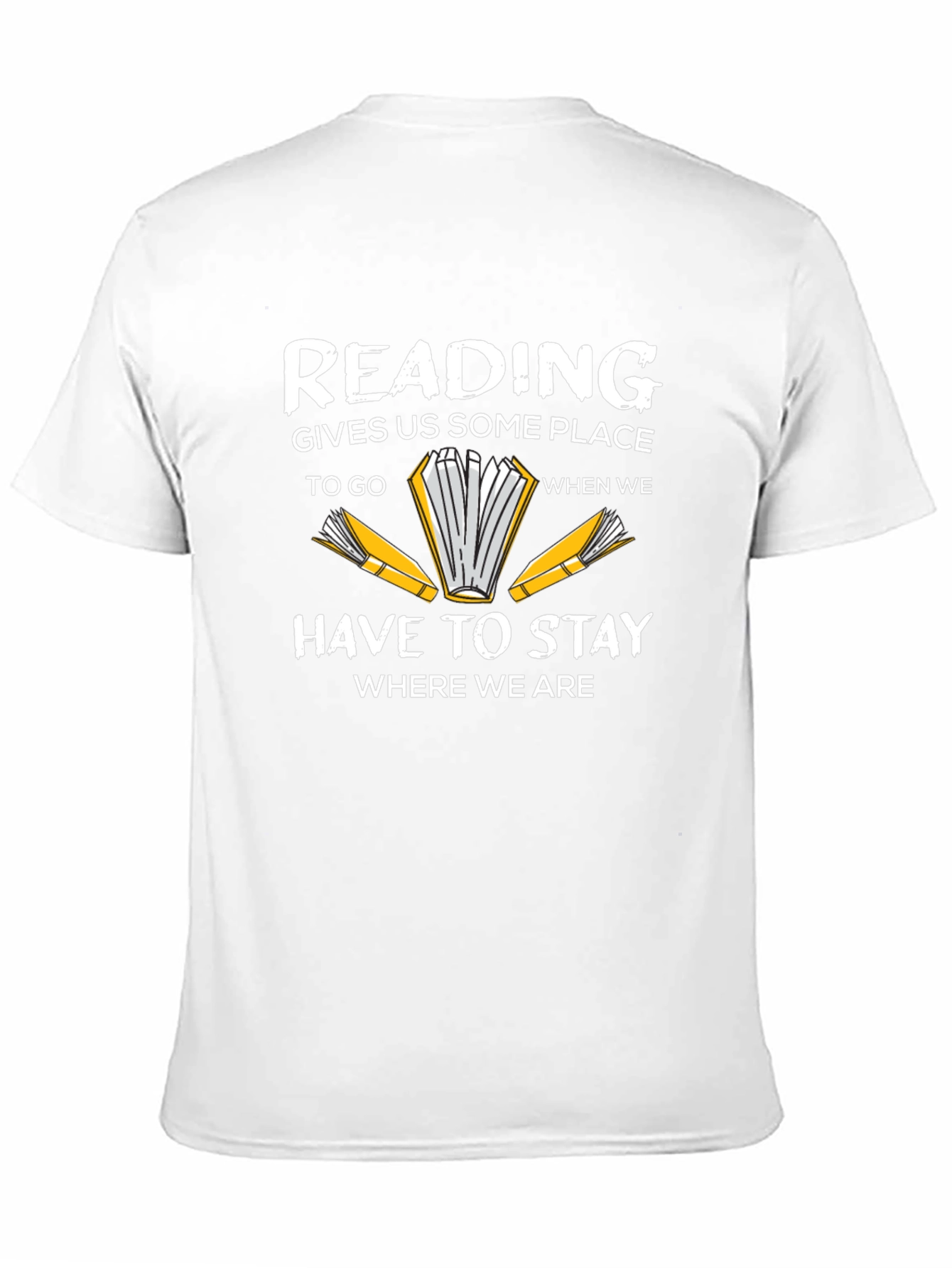 Reading Black Graphic T-Shirt