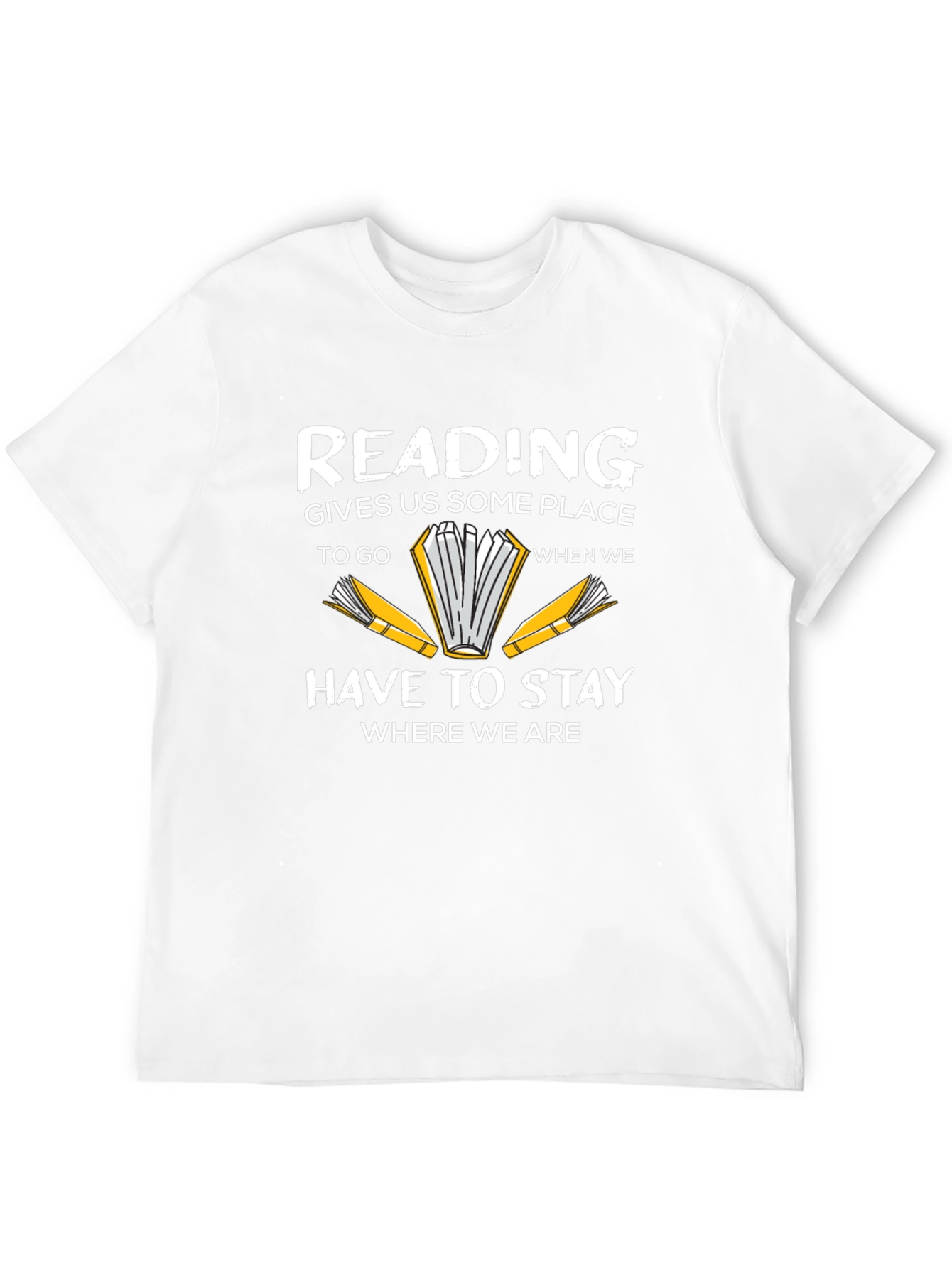Reading Black Graphic T-Shirt