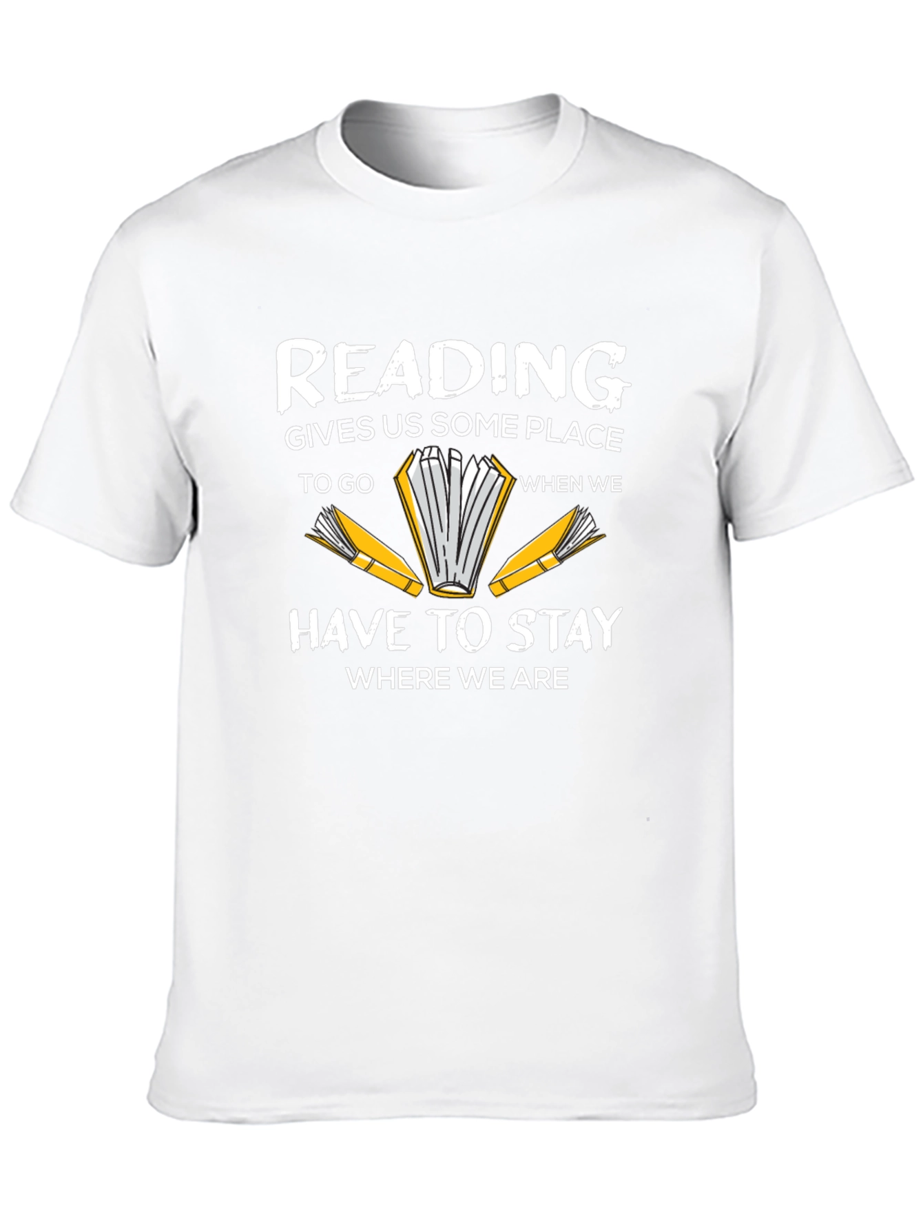 Reading Black Graphic T-Shirt