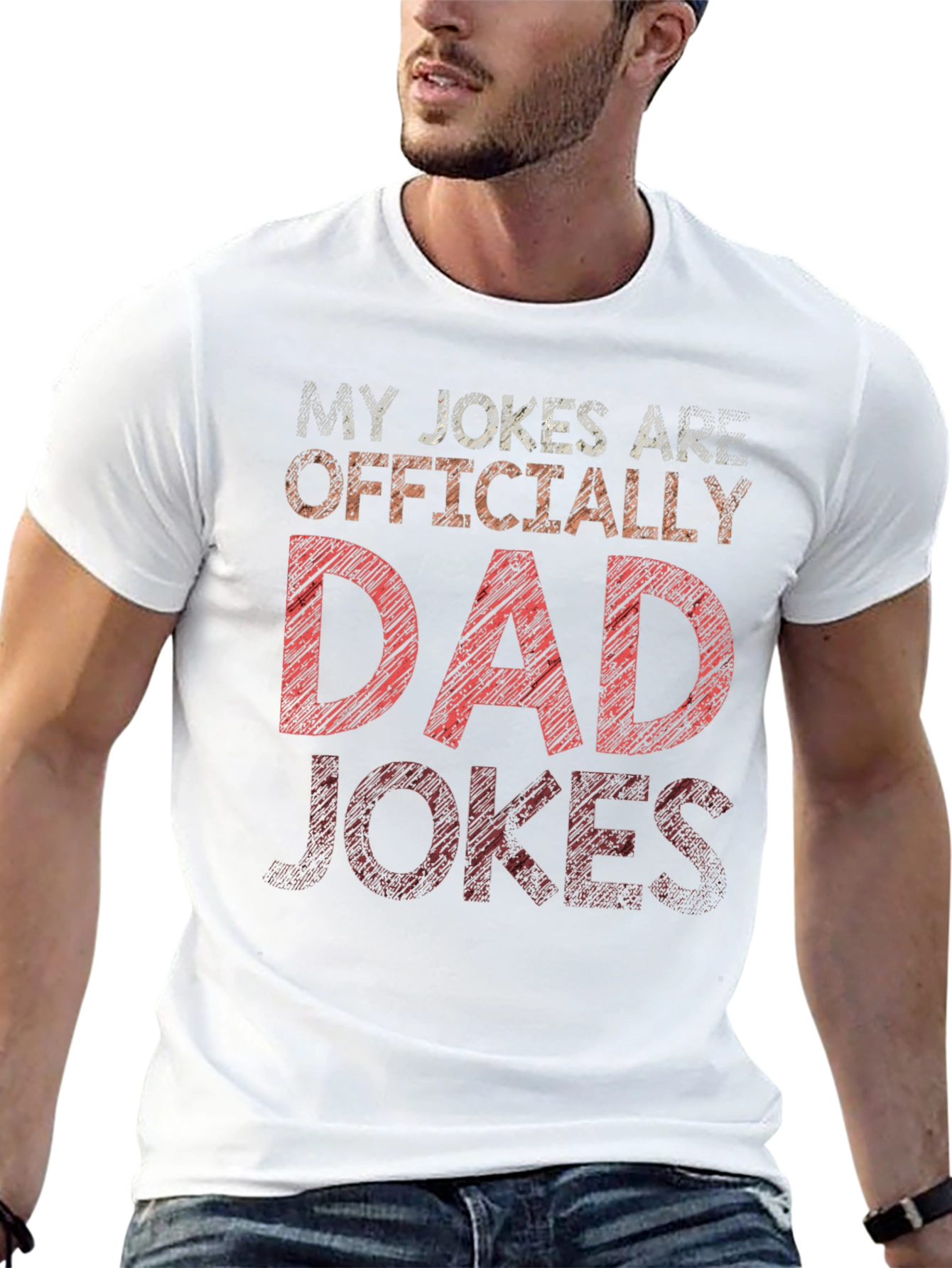 Dad Jokes T-Shirt - Officially Funny Humor Tee