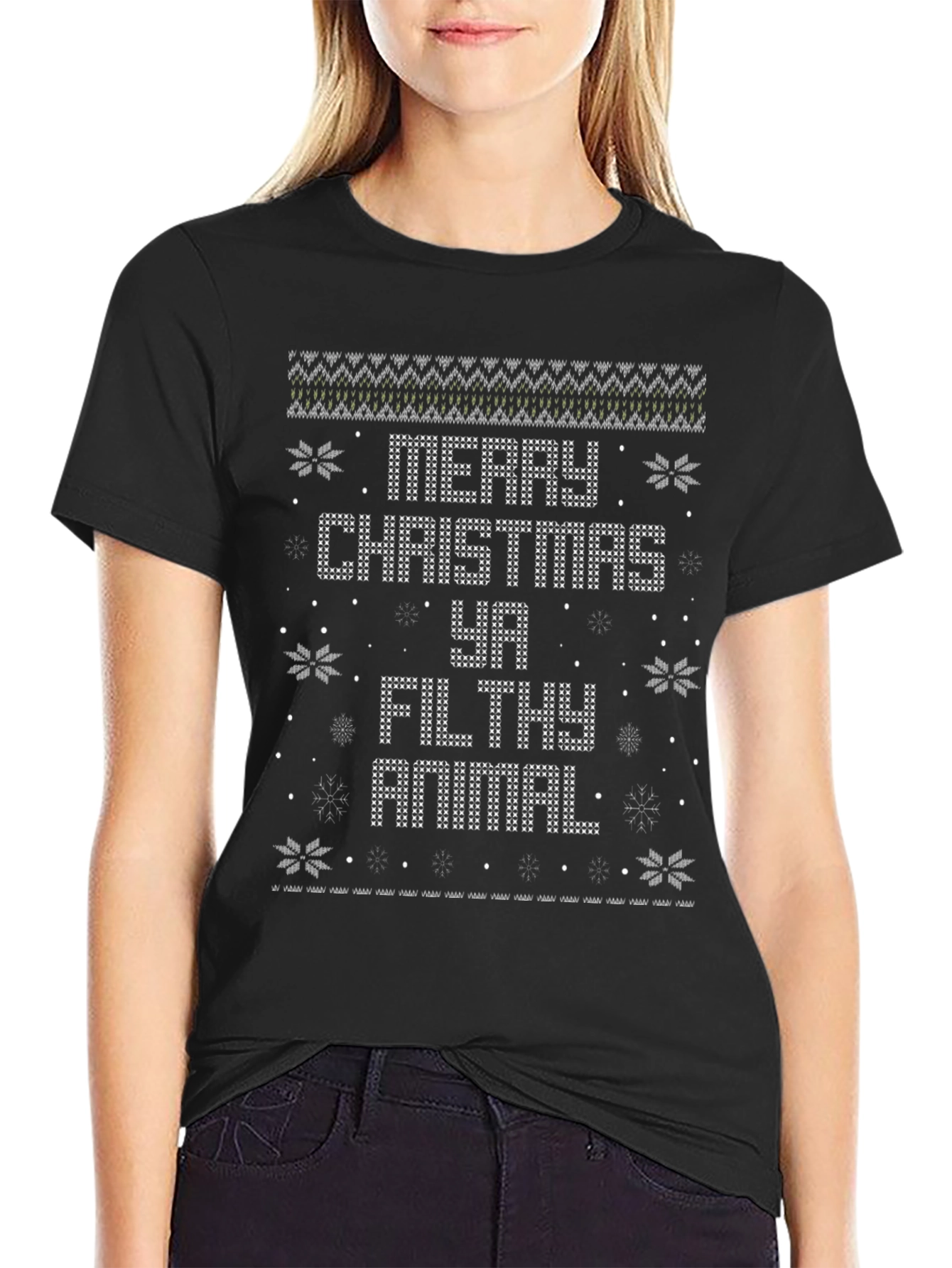 Merry Christmas Ya Filthy Animal T-Shirt