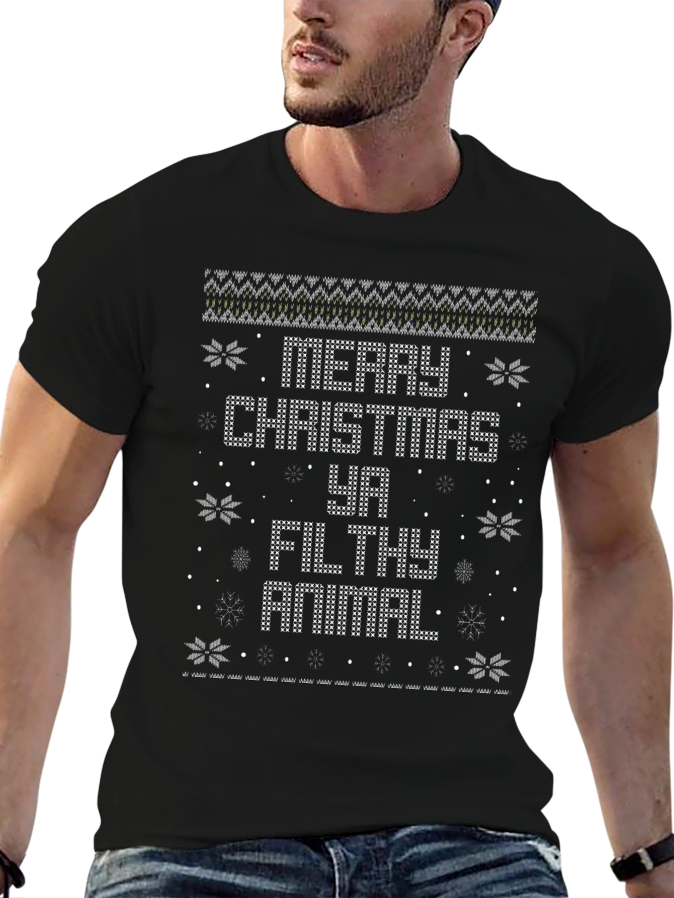 Merry Christmas Ya Filthy Animal T-Shirt