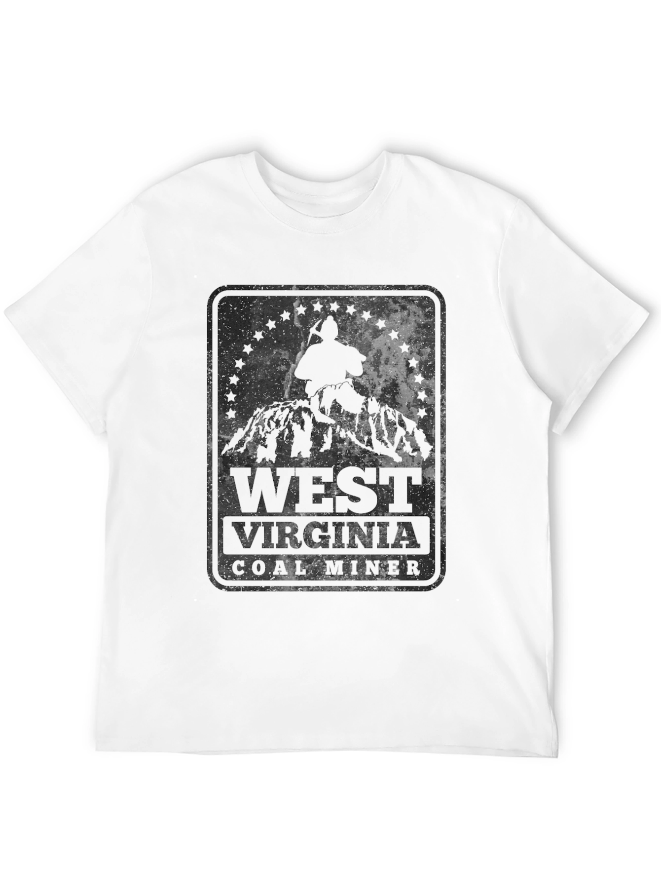 West Virginia Coal Miner Graphic T-Shirt