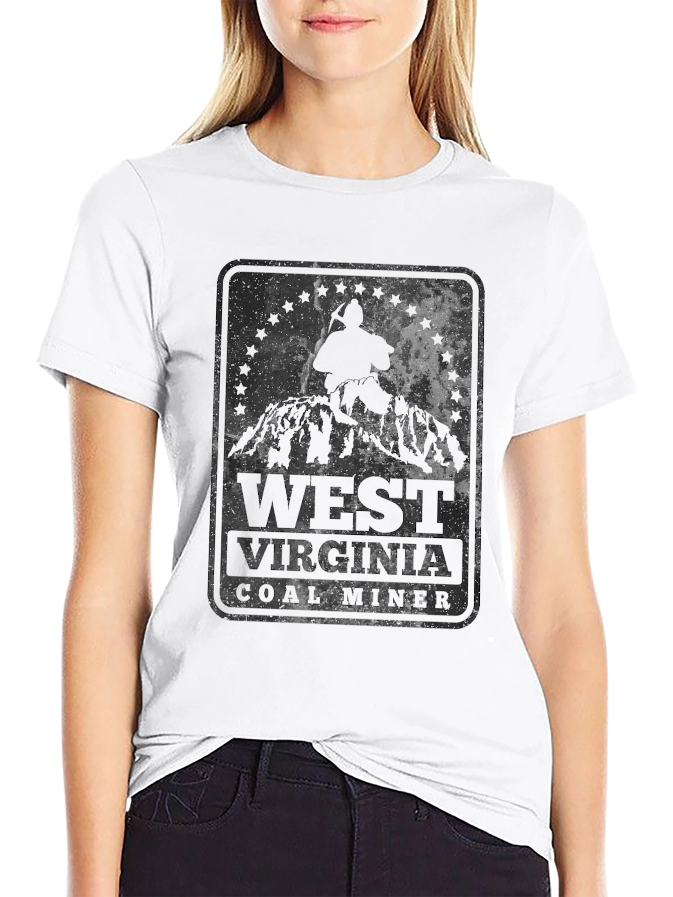 West Virginia Coal Miner Graphic T-Shirt