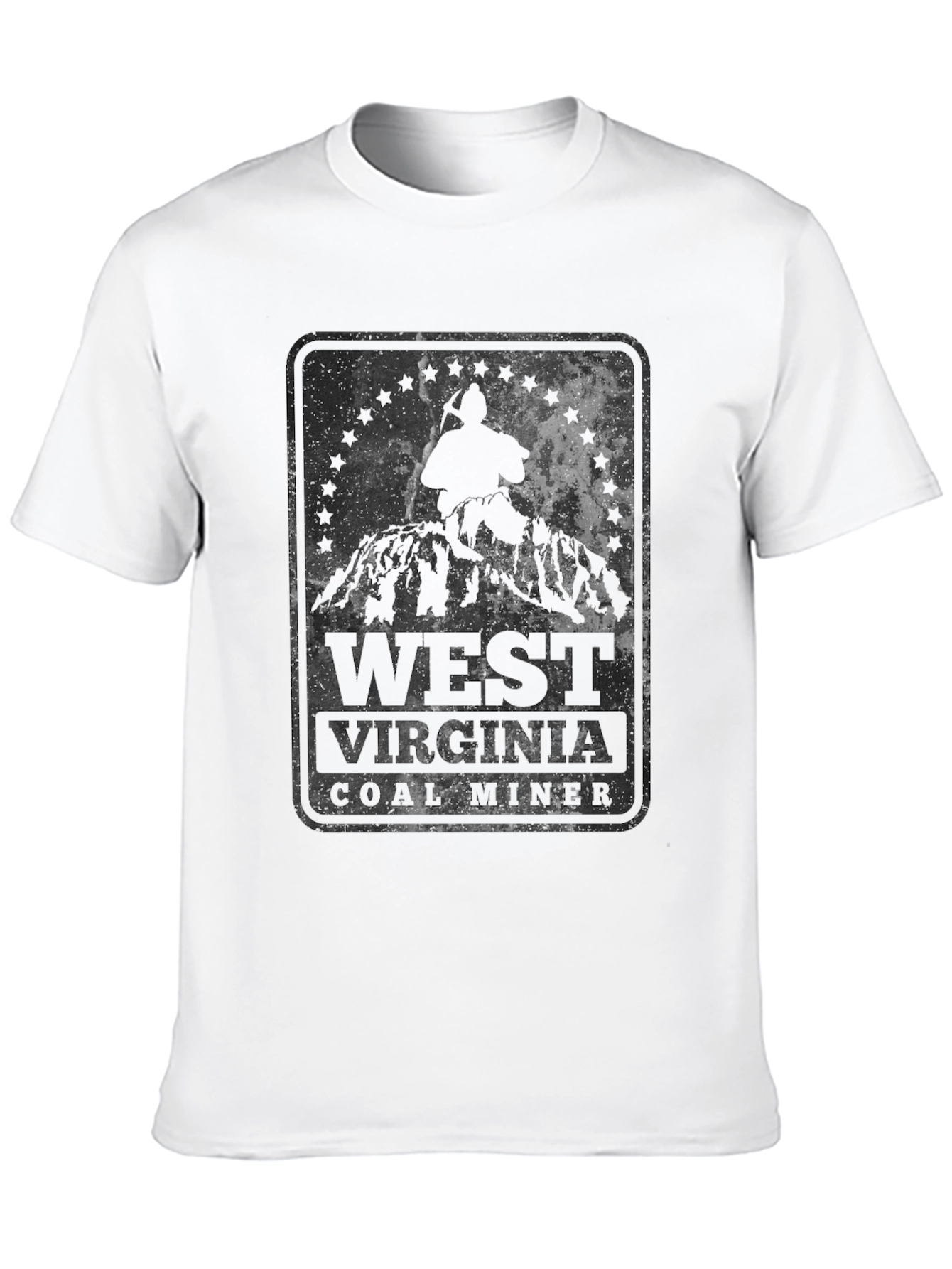 West Virginia Coal Miner Graphic T-Shirt