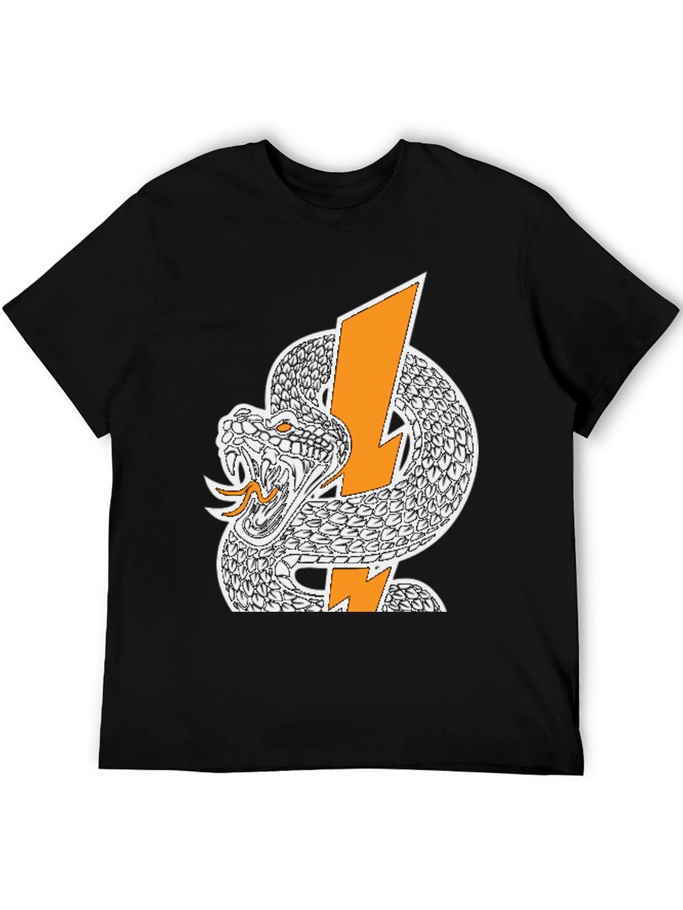 Snake & Lightning Bolt Graphic T-Shirt