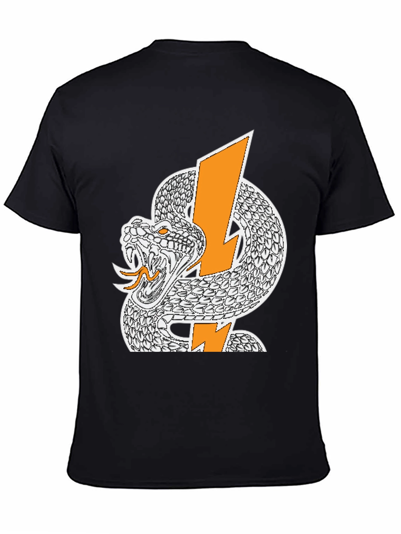 Snake & Lightning Bolt Graphic T-Shirt