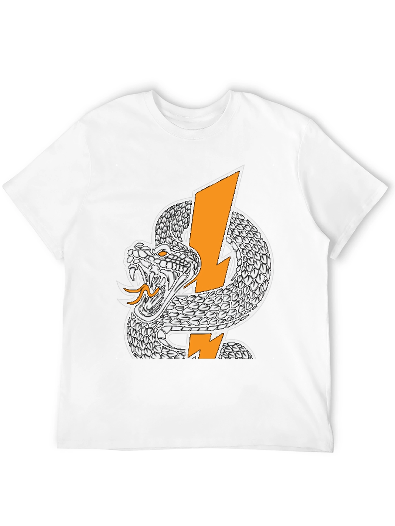 Snake & Lightning Bolt Graphic T-Shirt
