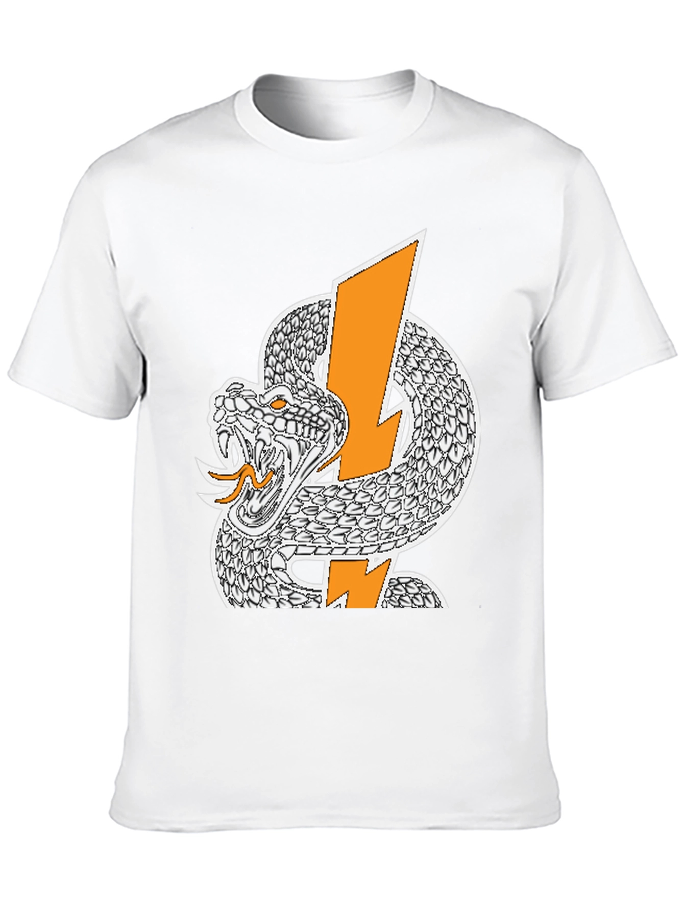 Snake & Lightning Bolt Graphic T-Shirt