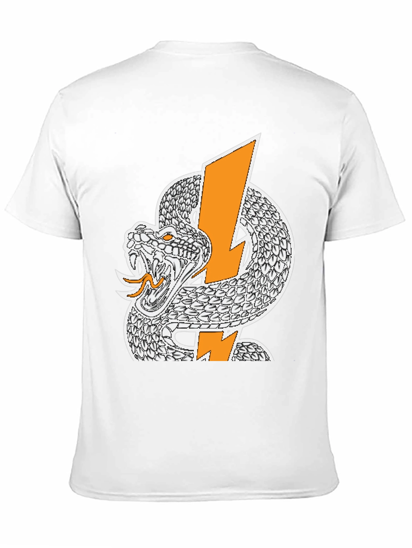 Snake & Lightning Bolt Graphic T-Shirt
