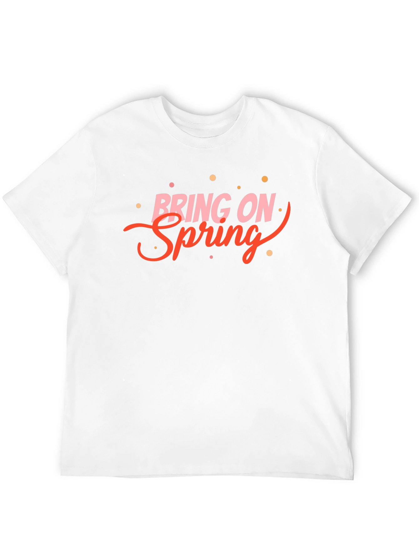 Bring On Spring Graphic Tee - Black Unisex T-Shirt