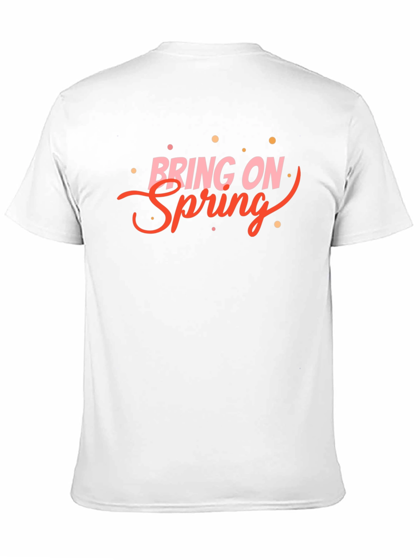 Bring On Spring Graphic Tee - Black Unisex T-Shirt