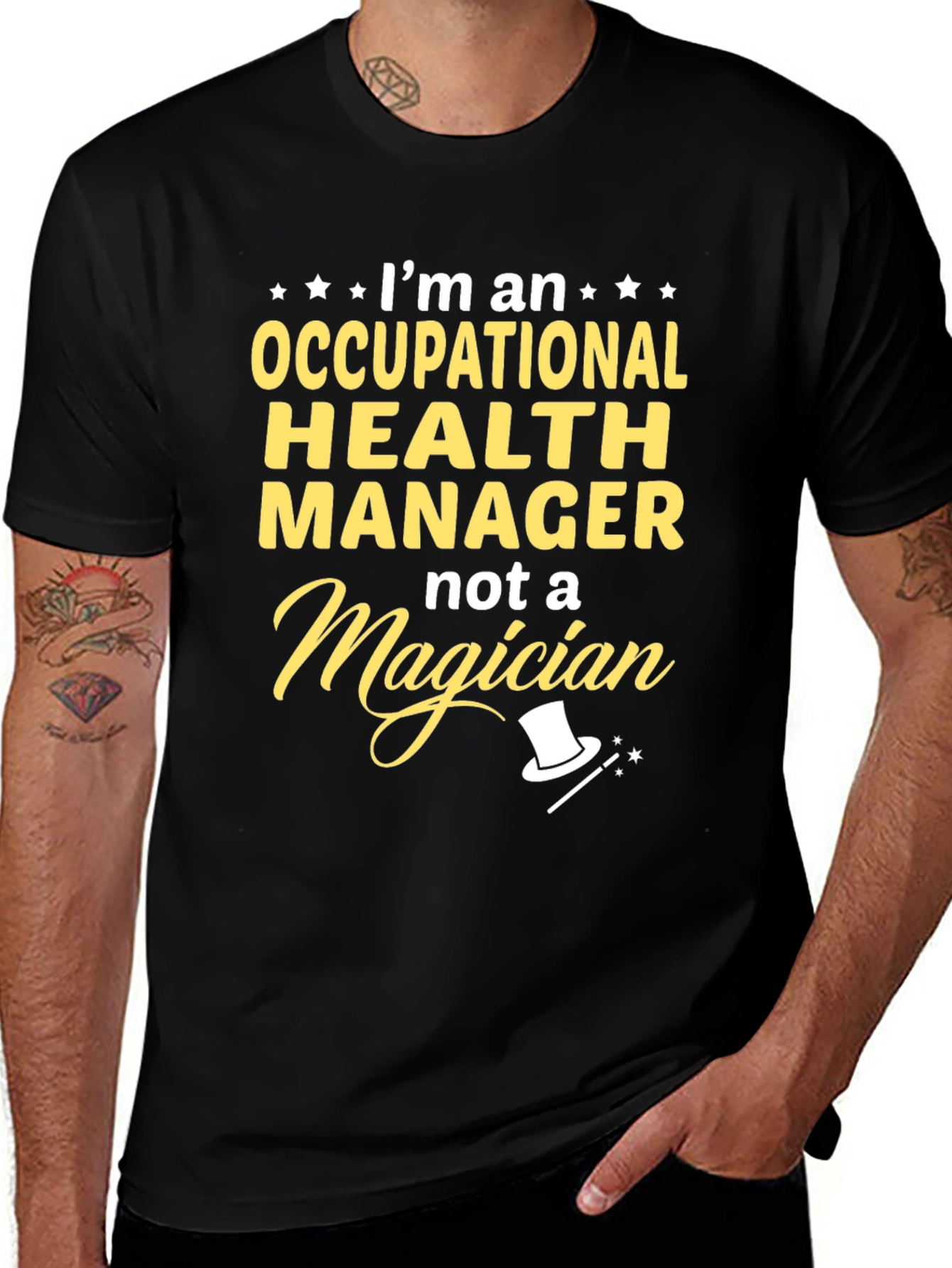Occupational Health Manager T-Shirt - Funny Job Title Tee