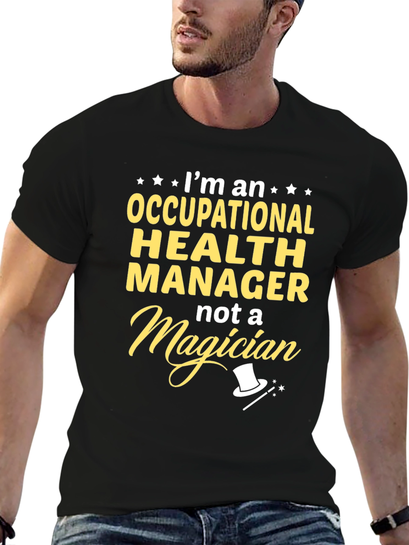 Occupational Health Manager T-Shirt - Funny Job Title Tee